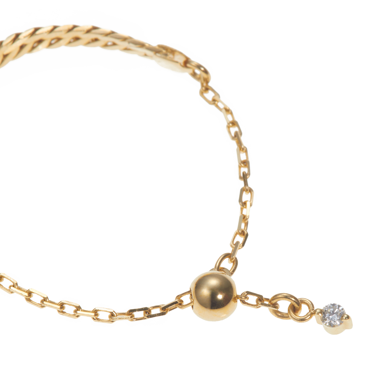 Herringbone chain ring - Herringbone chain ring -  The Future Rocks -    3