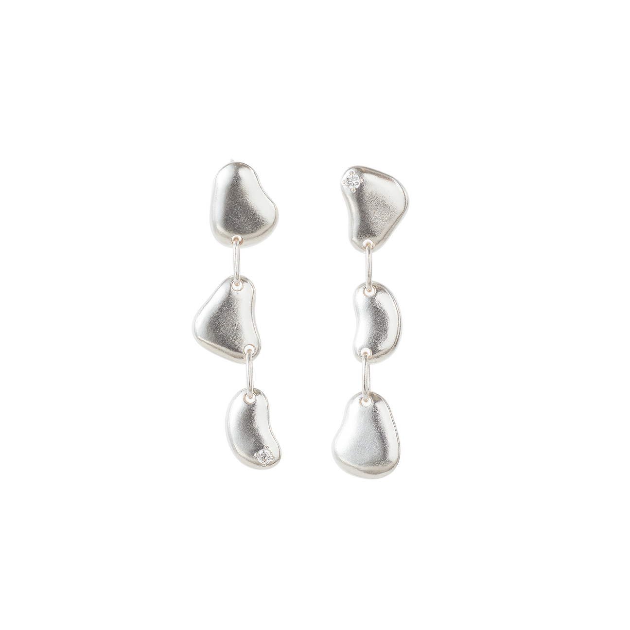 Water asymmetry earrings - Water asymmetry earrings -  The Future Rocks -    1