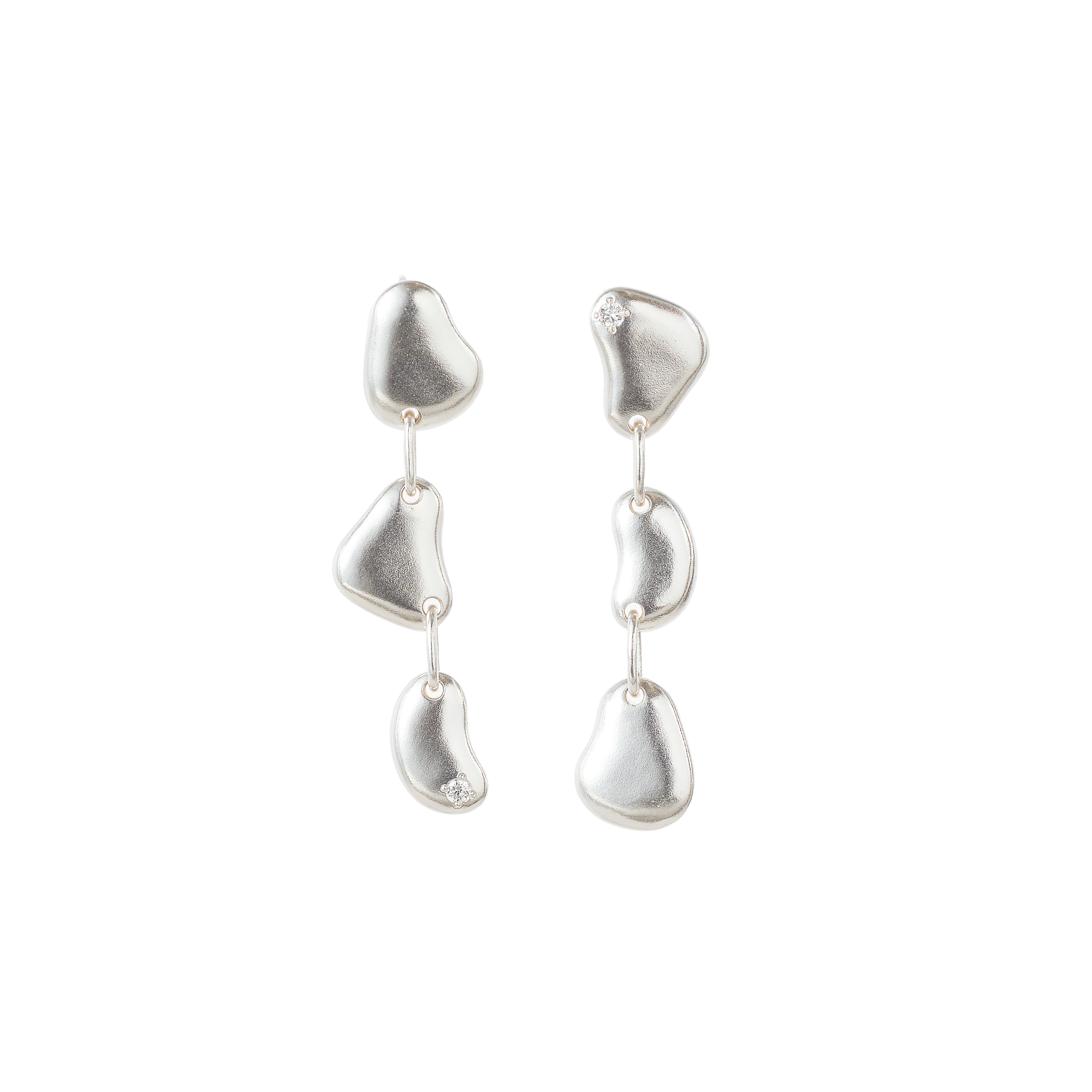 Water asymmetry earrings - Water asymmetry earrings -  The Future Rocks -    1