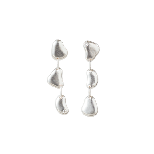 Water asymmetry earrings - Water asymmetry earrings -  The Future Rocks -    1