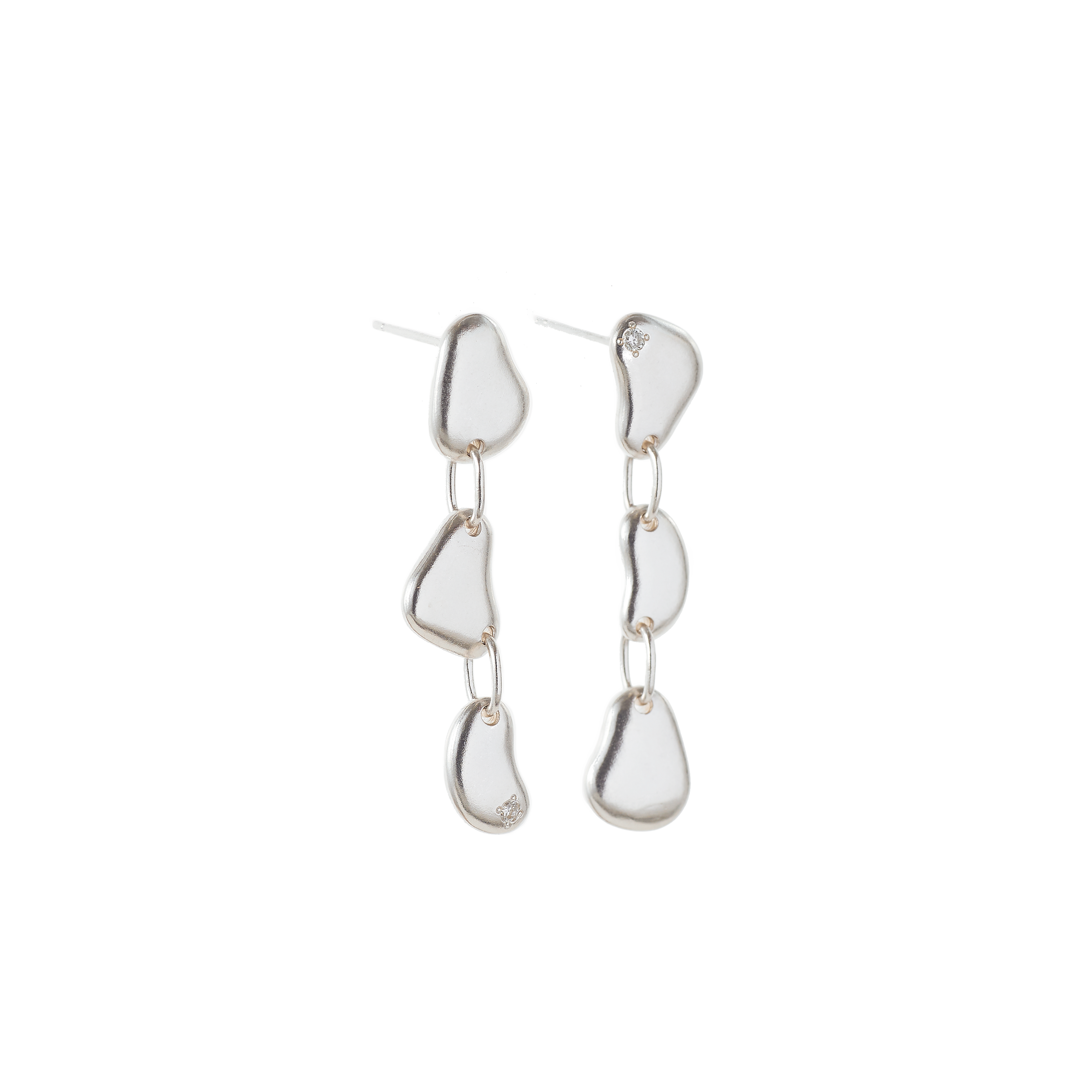 Water asymmetry earrings - Water asymmetry earrings -  The Future Rocks -    3