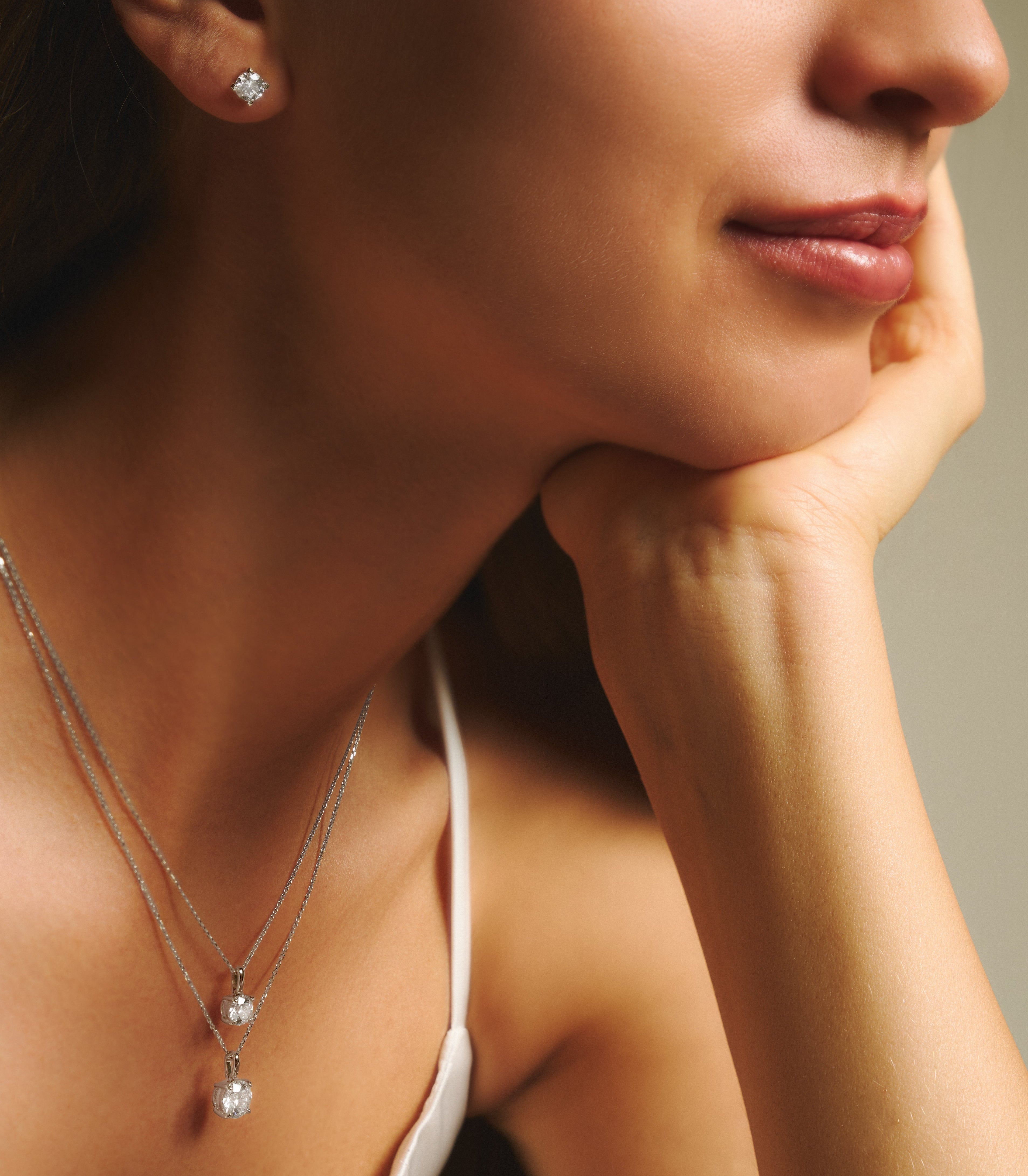 Luna solitaire earrings 1ct - Luna solitaire earrings 1ct -  The Future Rocks -    4