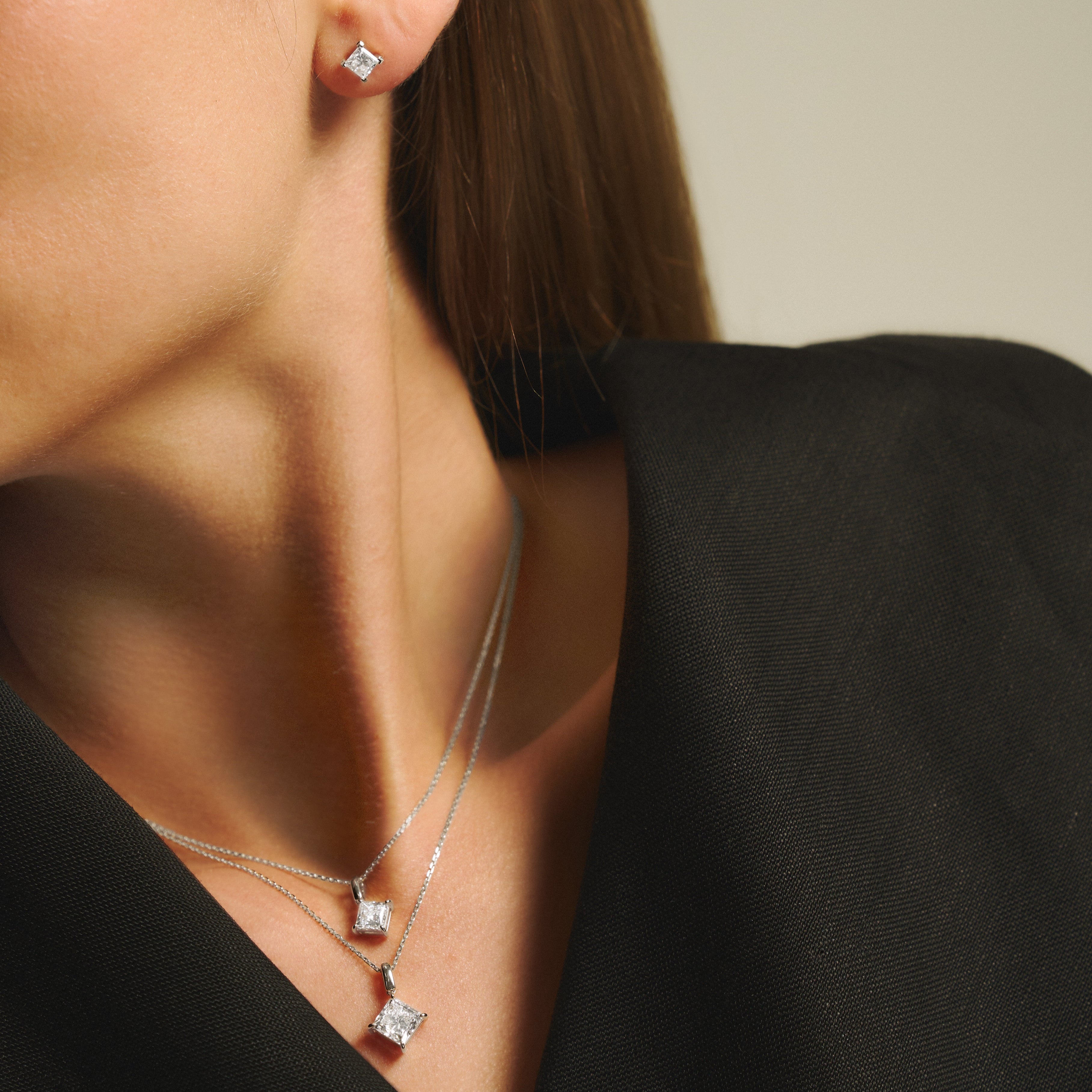 Mercury solitaire bale necklace 2ct - Mercury solitaire bale necklace 2ct -  The Future Rocks -    6