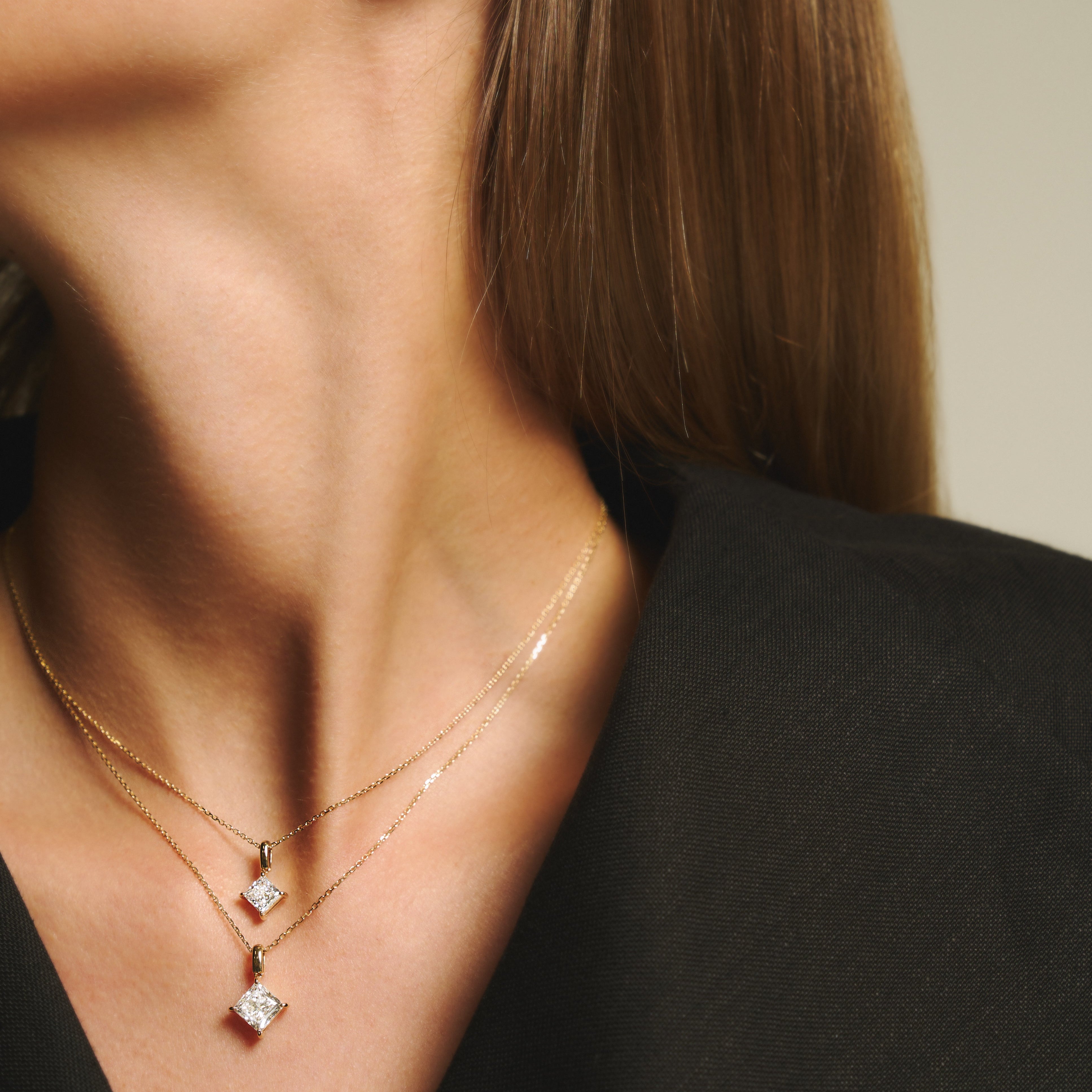 Mercury solitaire bale necklace 2ct - Mercury solitaire bale necklace 2ct -  The Future Rocks -    4