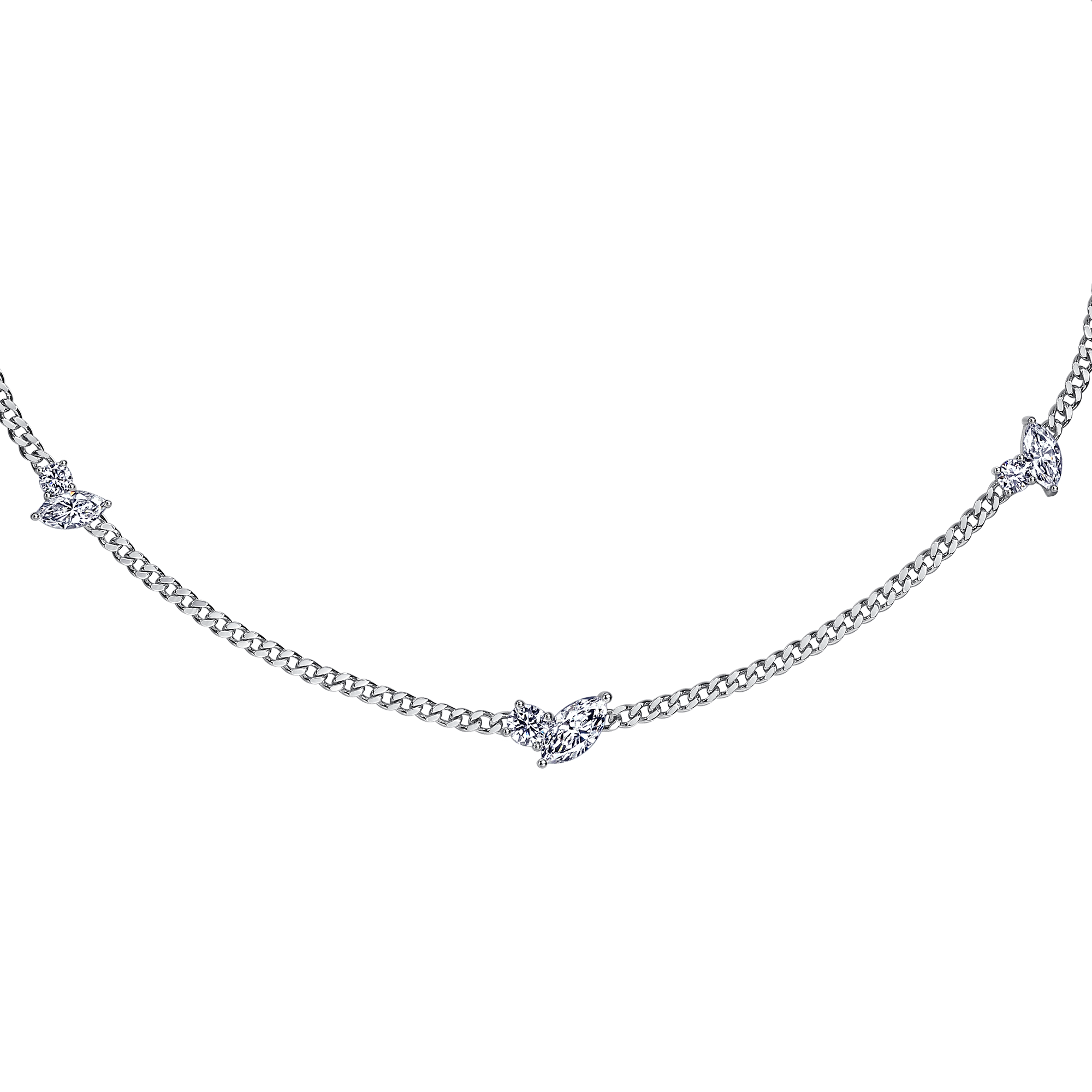 Clara curb-link necklace - Clara curb-link necklace - The Future Rocks - 4