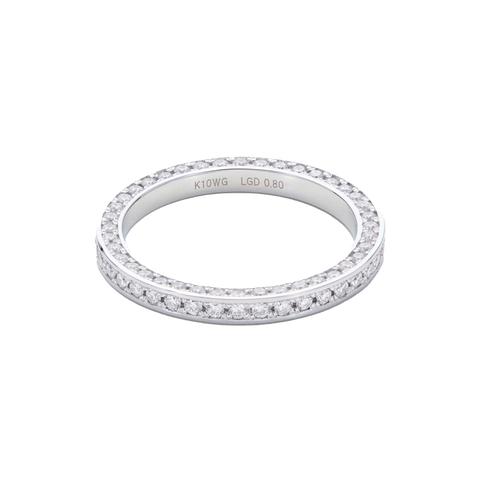  Double eternity ring - Lab-Grown Diamond Double Eternity Ring -  The Future Rocks  -    1 
