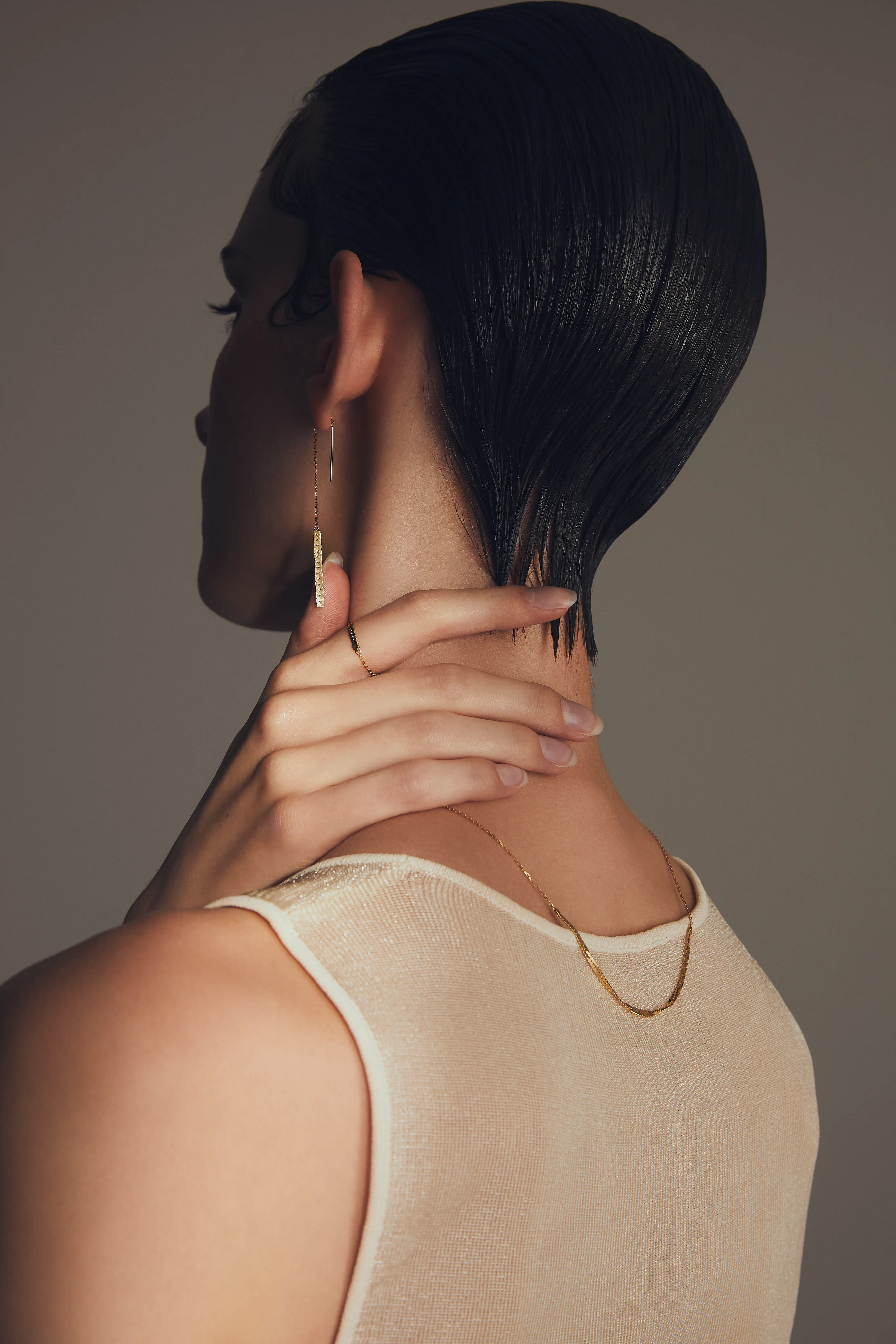 Herringbone chain ring - Herringbone chain ring -  The Future Rocks -    2