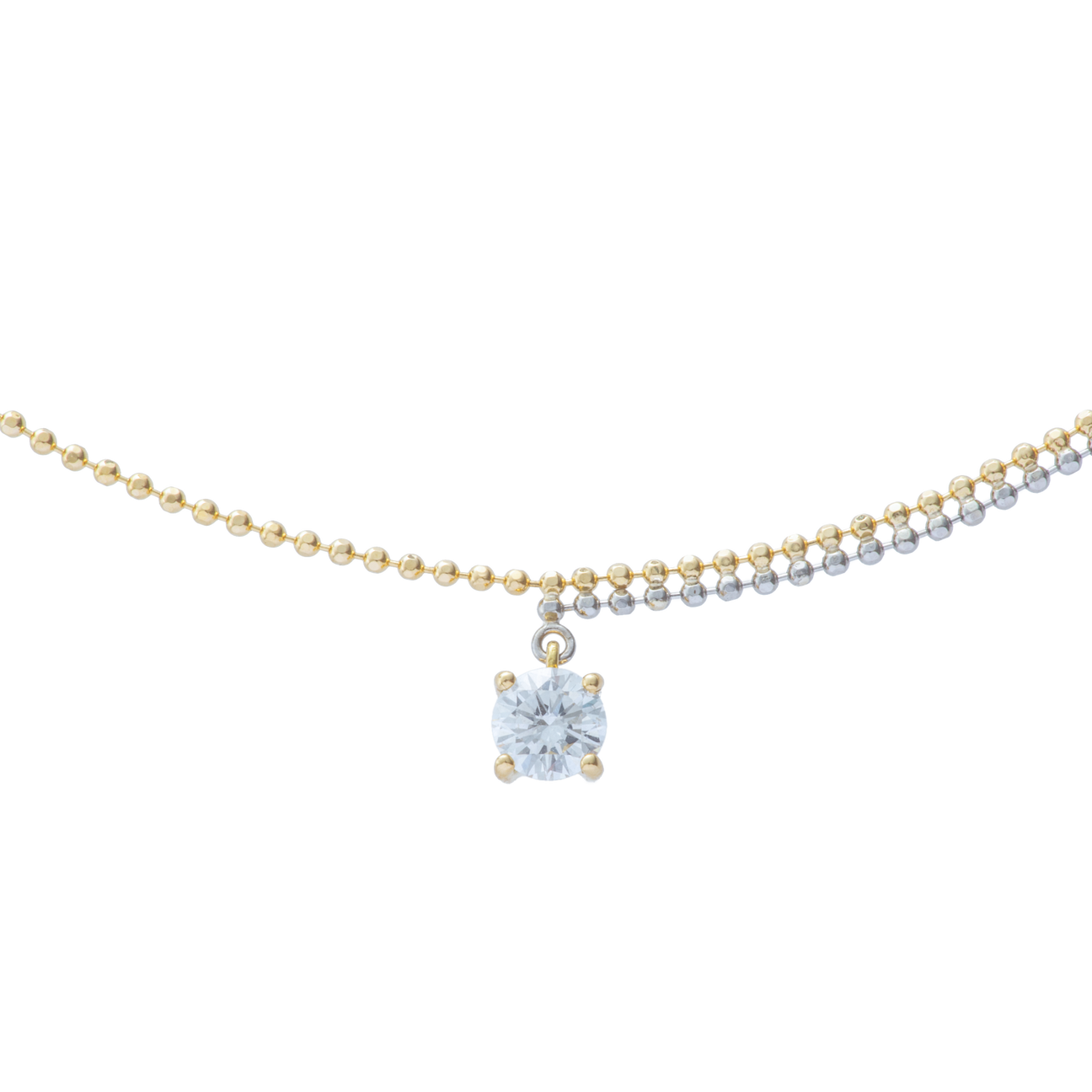 Pixel 0.23ct round chain necklace - Pixel 0.23ct round chain necklace -  The Future Rocks -    1