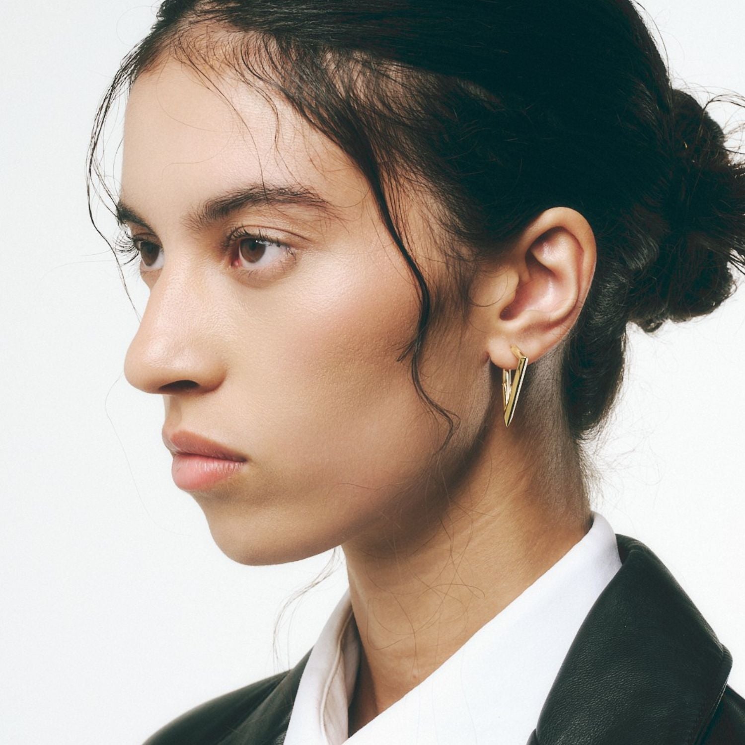 Sculptura triangle earrings