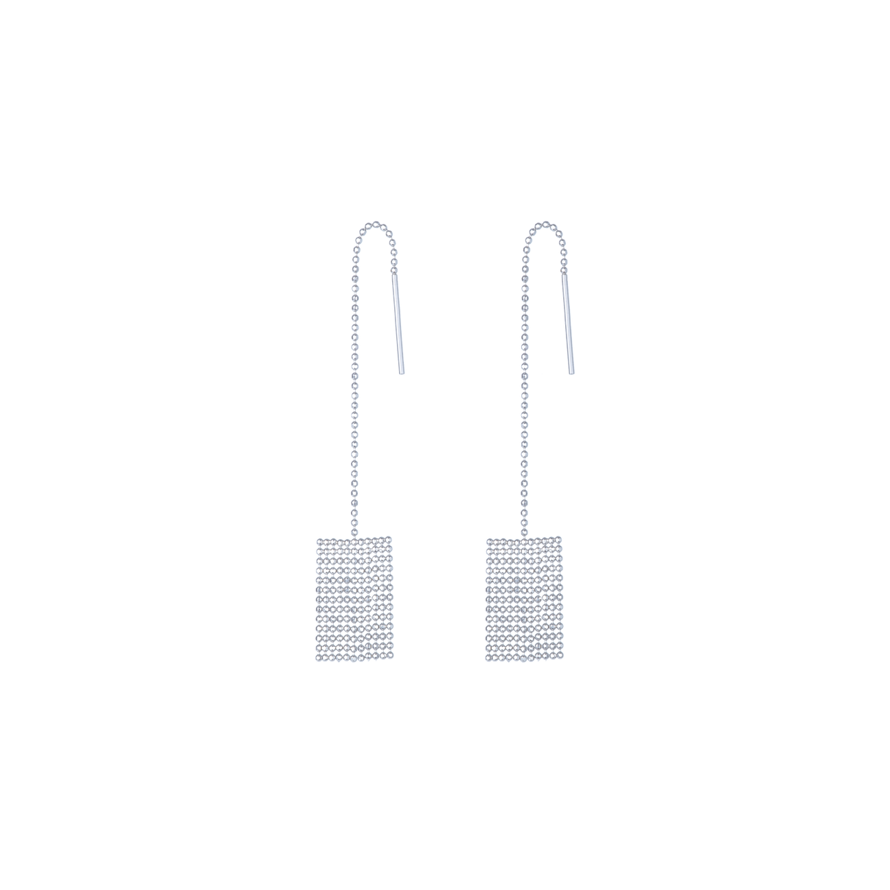 Pixel chain earring - Pixel chain earring -  The Future Rocks -    5