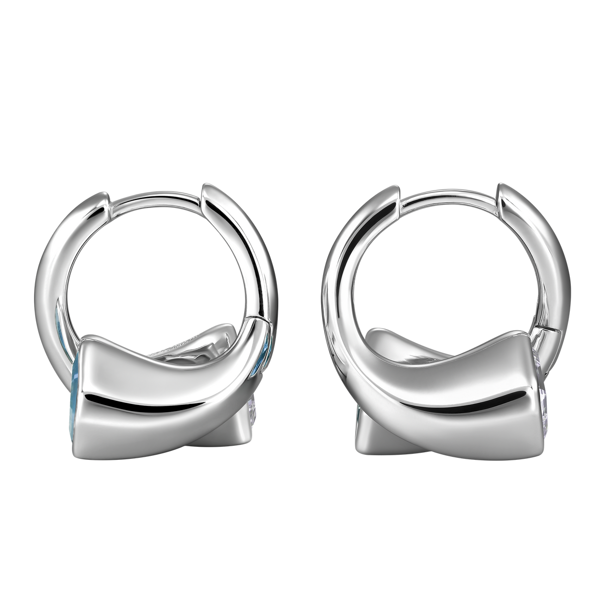 Nova reversible huggie earrings - Nova reversible huggie earrings - The Future Rocks - 4