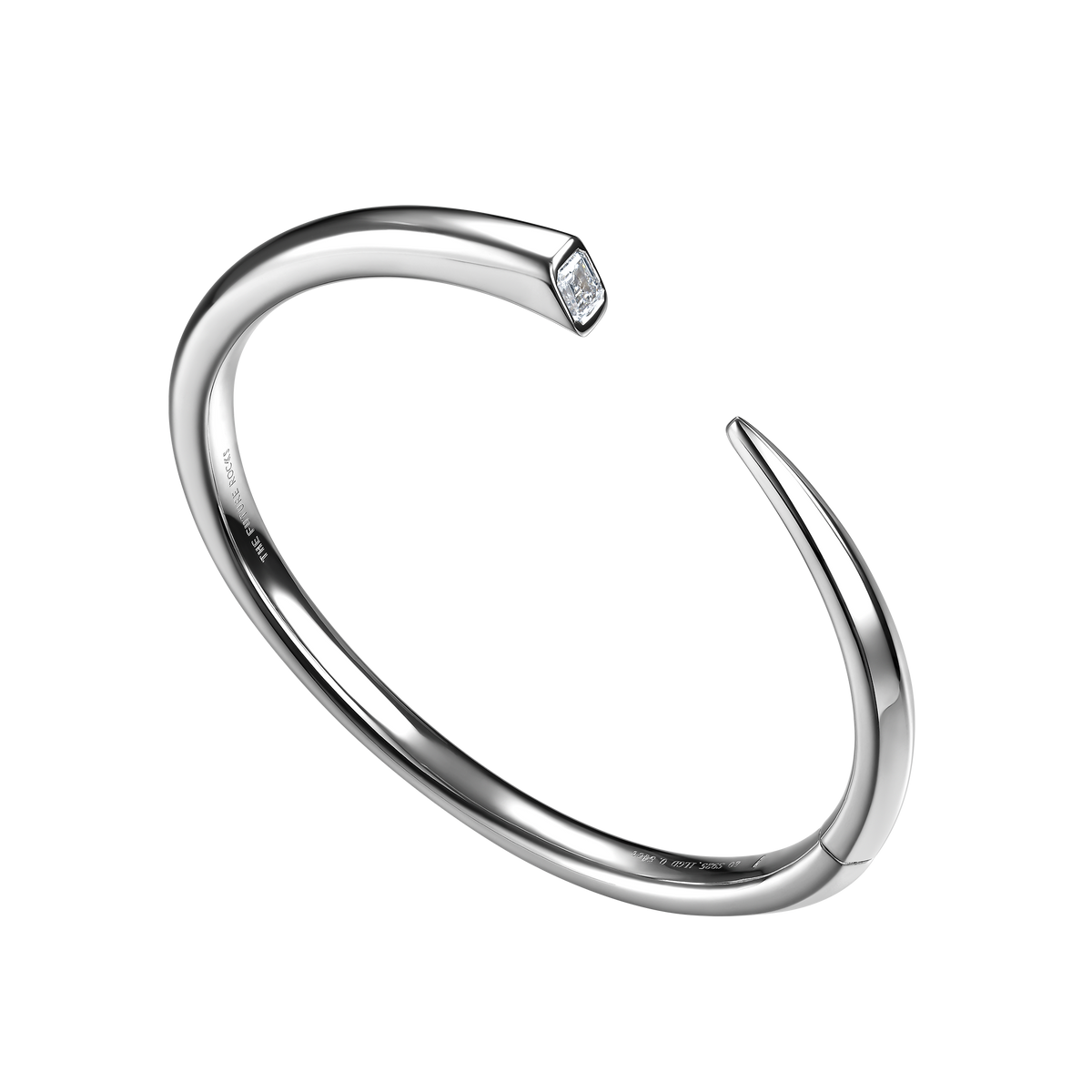 Nova asscher open bangle - Nova asscher open bangle - The Future Rocks - 3