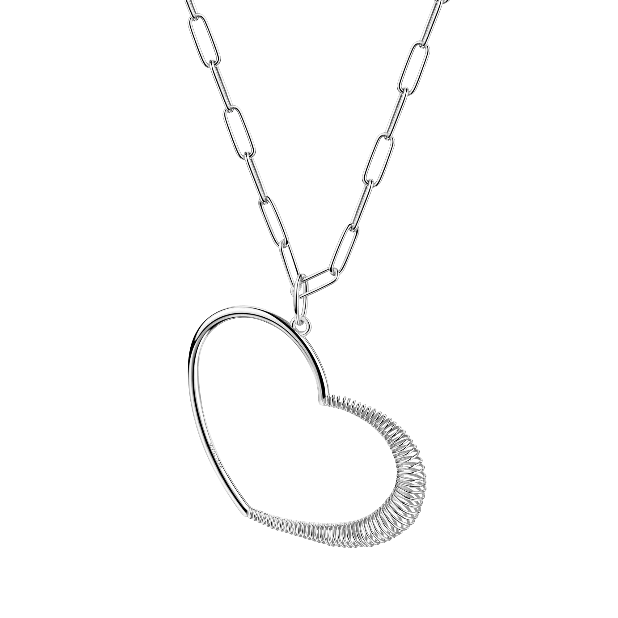Yulikka-heartwear big spiral pendant with chain - Yulikka-heartwear big spiral pendant with chain -  The Future Rocks -    1