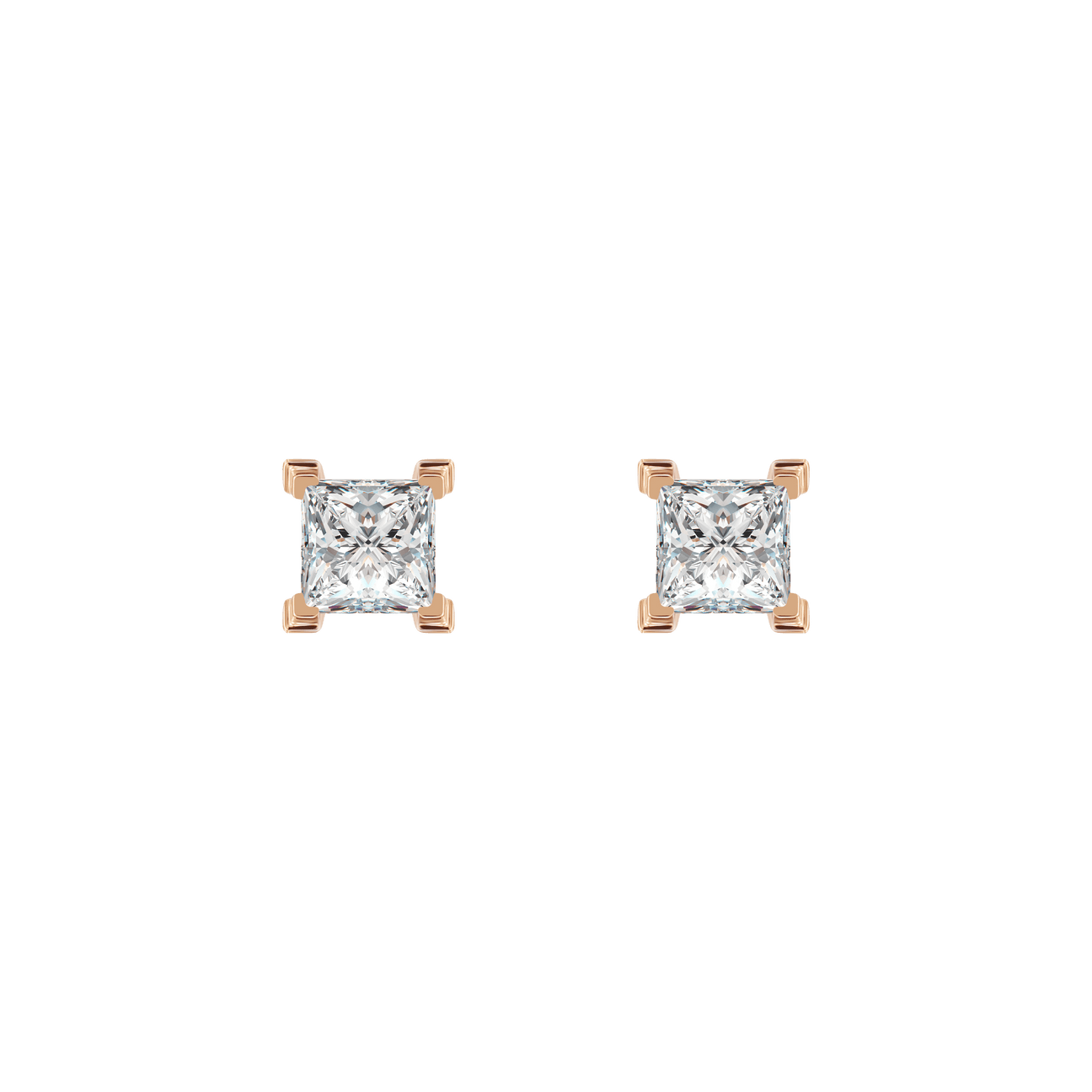 Mercury solitaire earrings 0.4ct - Mercury solitaire earrings 0.4ct -  The Future Rocks -    1