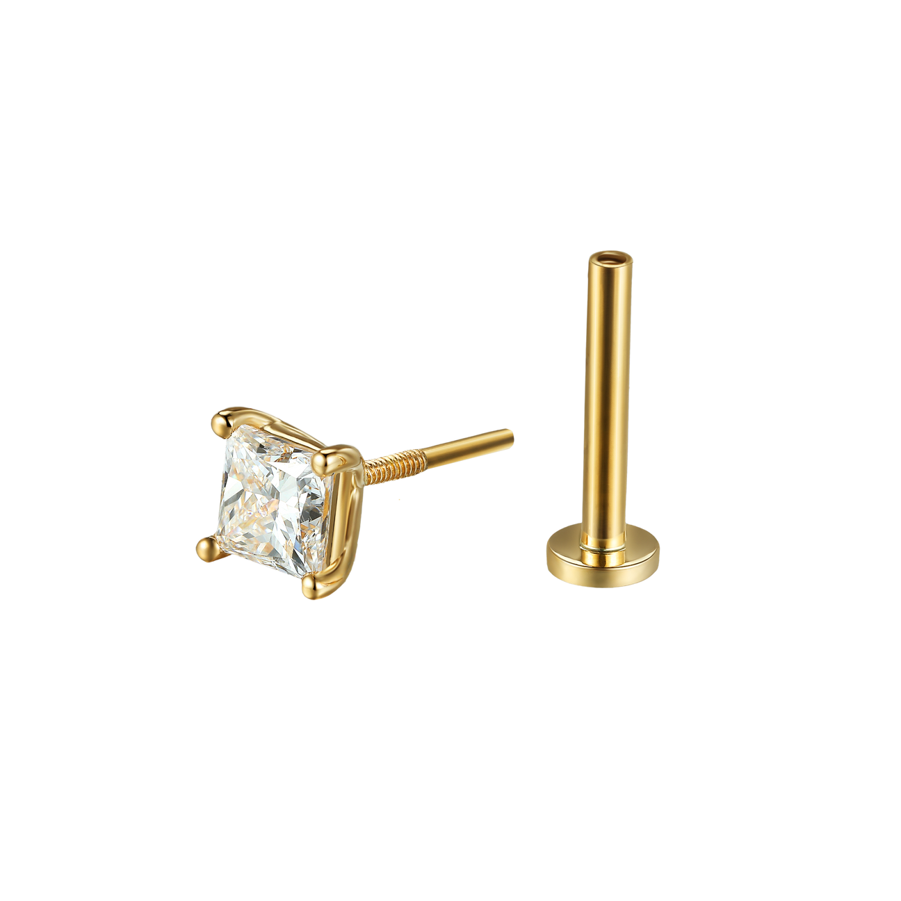 Princess flatback earrings - Princess flatback earrings -  The Future Rocks -    4