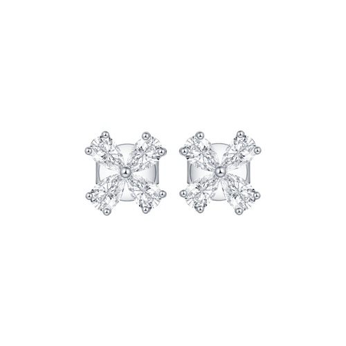 Flora pear cluster stud earrings - Flora pear cluster stud earrings -  The Future Rocks -    1