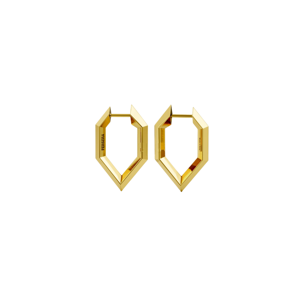 Sculptura hexagon earrings - Sculptura hexagon earrings - The Future Rocks - 1