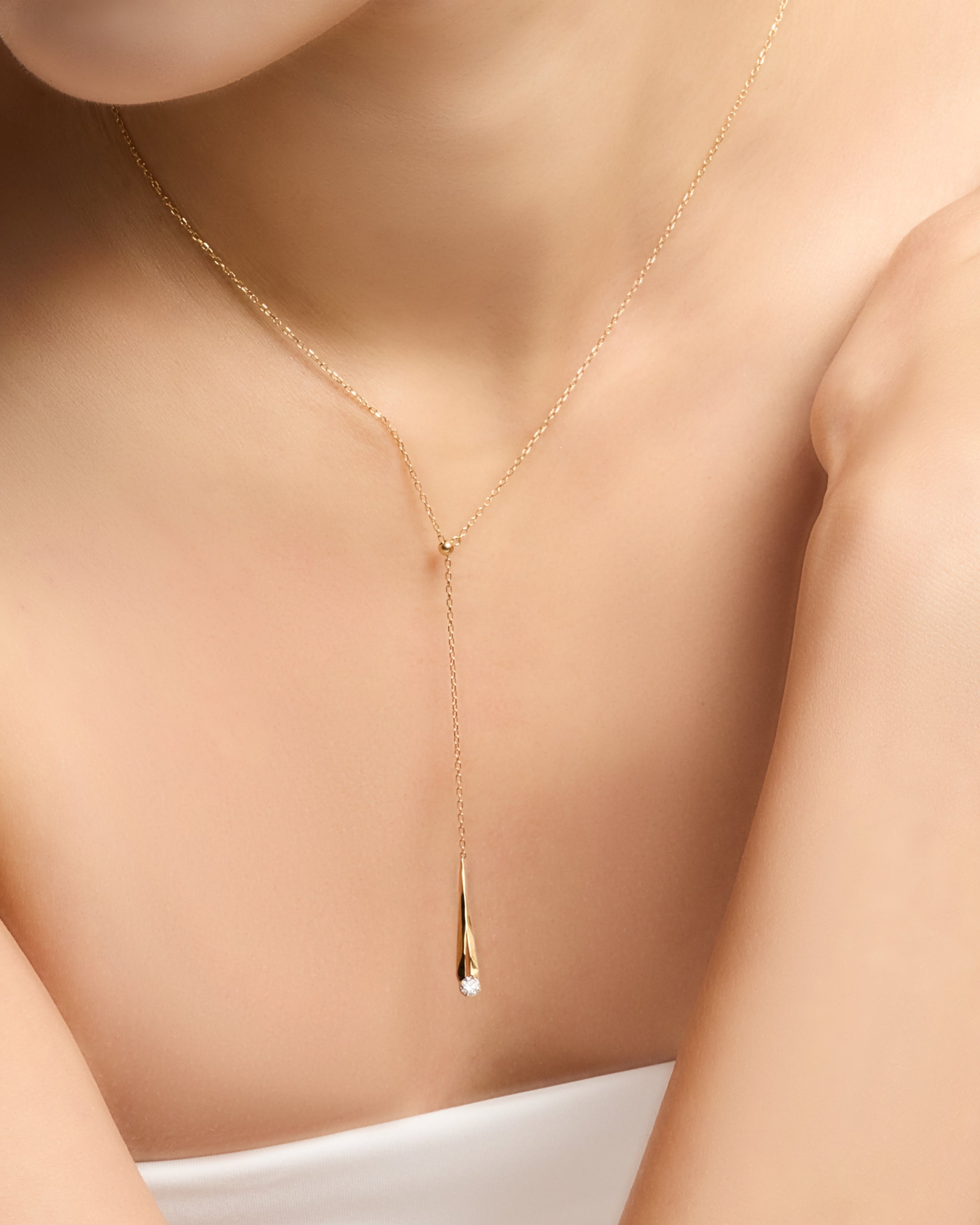 Meteor adjustable lariat necklace - Meteor adjustable lariat necklace -  The Future Rocks -    2