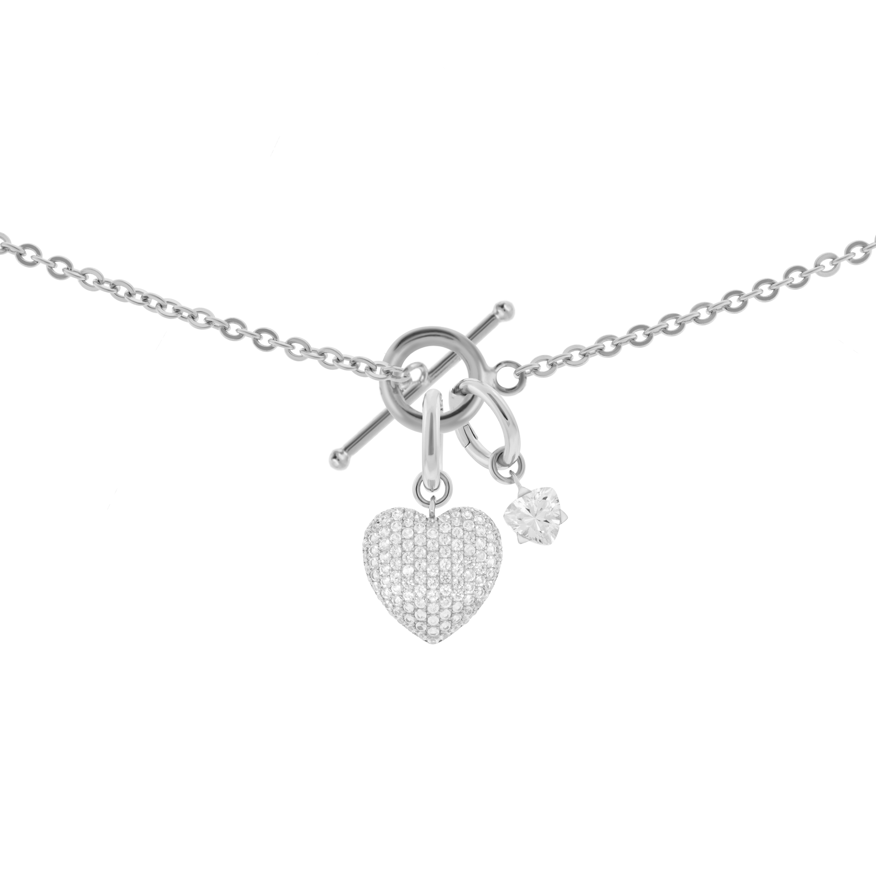 Gaia necklace with 2 charms in 925 sterling silver - Gaia necklace with 2 charms in 925 sterling silver -  The Future Rocks -    8