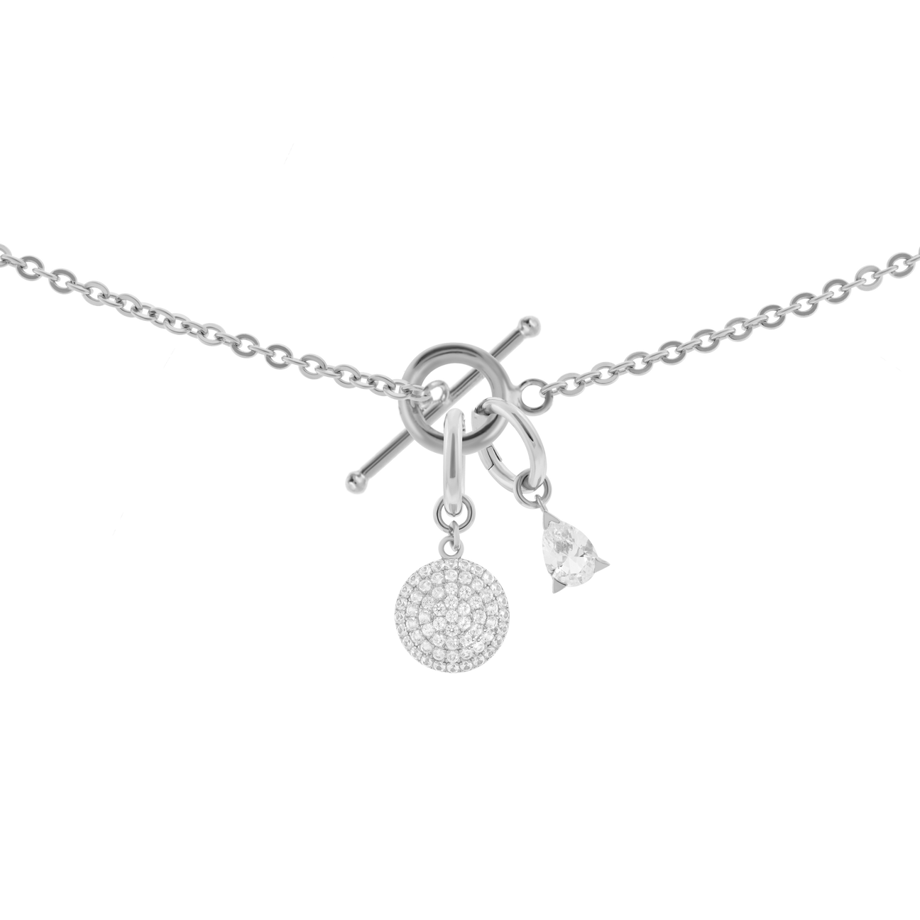 Gaia necklace with 2 charms in 925 sterling silver - Gaia necklace with 2 charms in 925 sterling silver -  The Future Rocks -    10