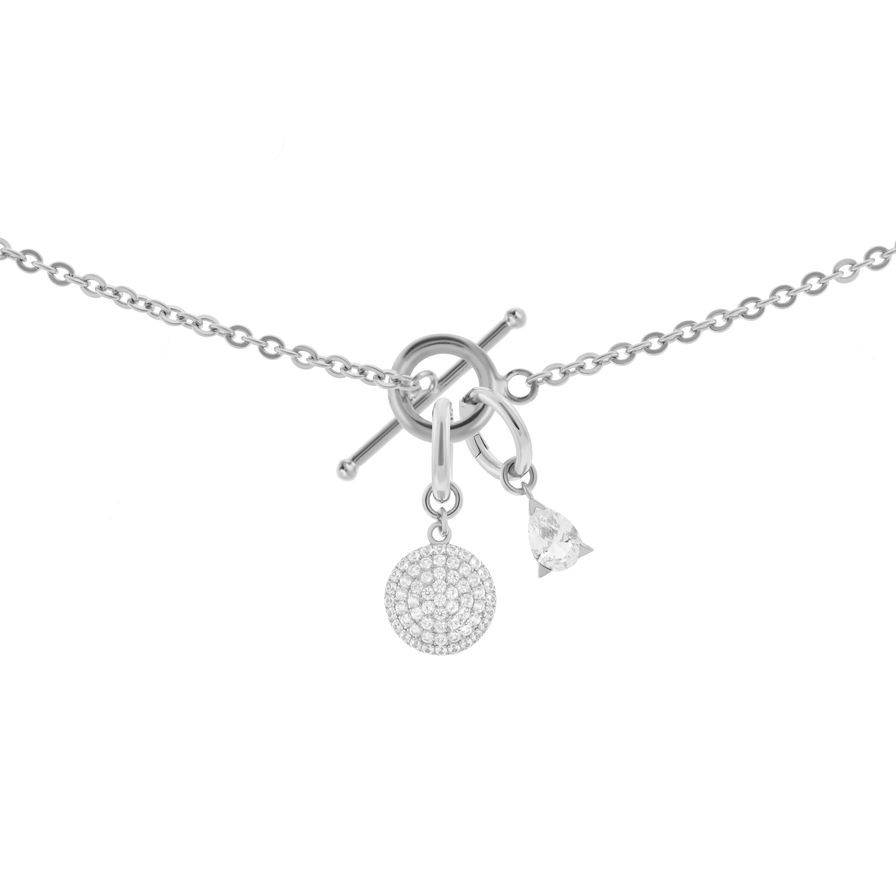 Gaia necklace with 2 charms in 925 sterling silver - Gaia necklace with 2 charms in 925 sterling silver -  The Future Rocks -    10