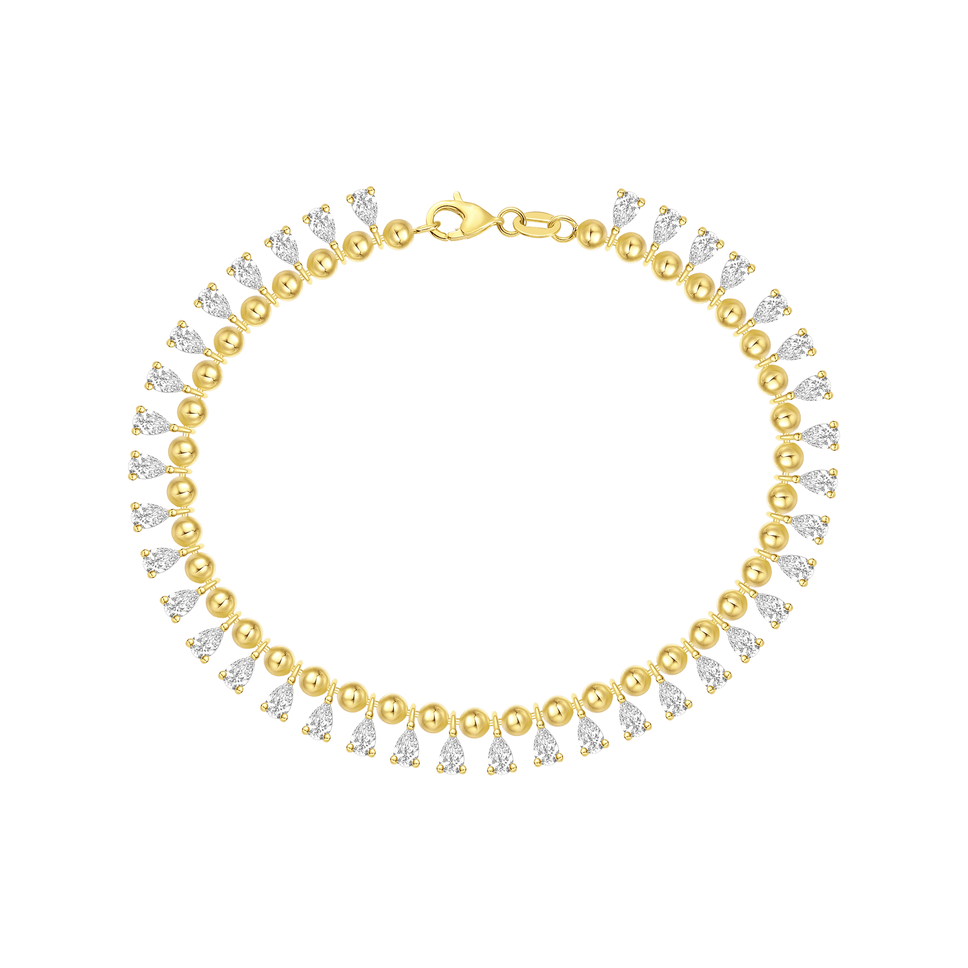 Love beads pear bead ball bracelet - Love beads pear bead ball bracelet -  The Future Rocks -    1