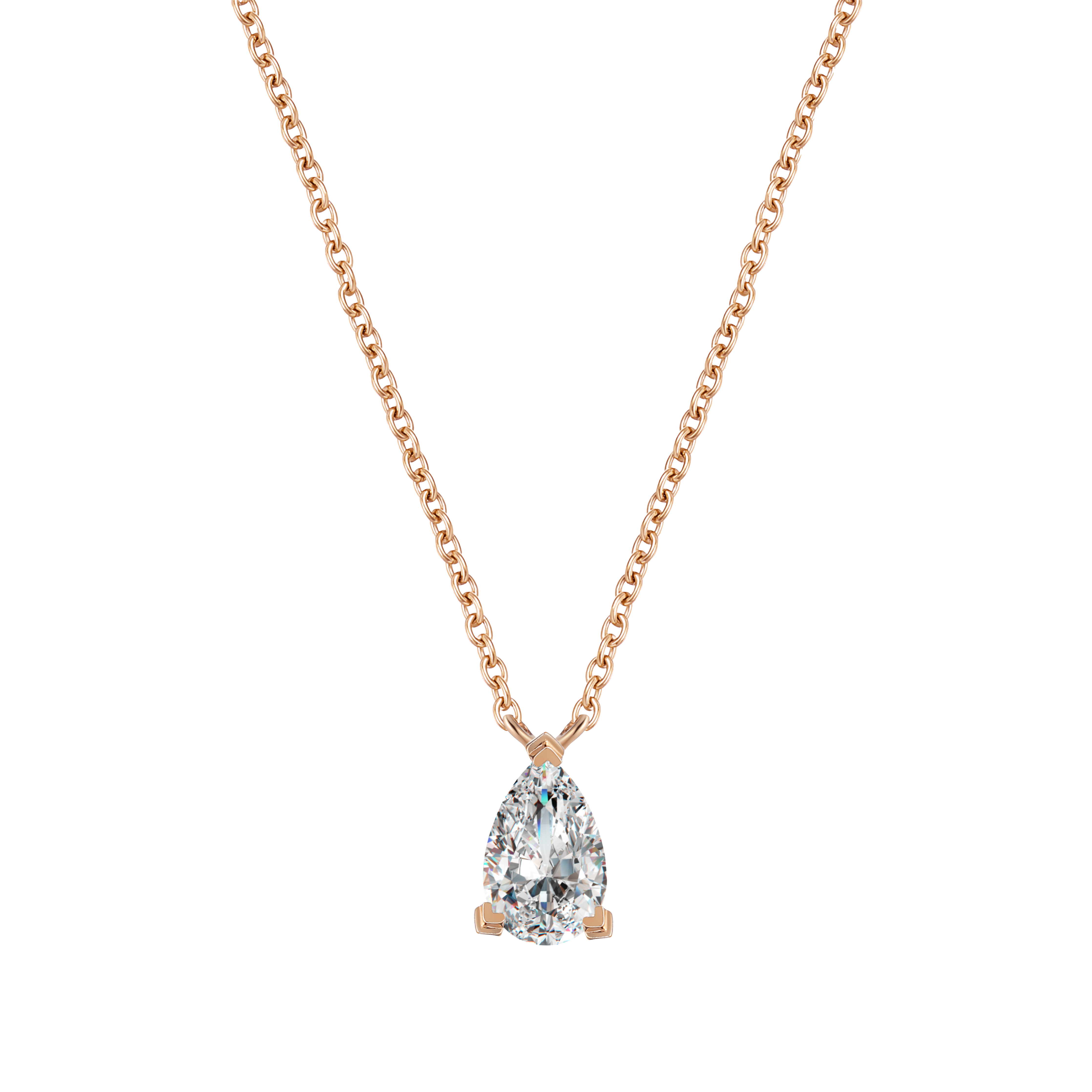 Mars solitaire necklace 0.2ct - Mars solitaire necklace 0.2ct -  The Future Rocks -    1