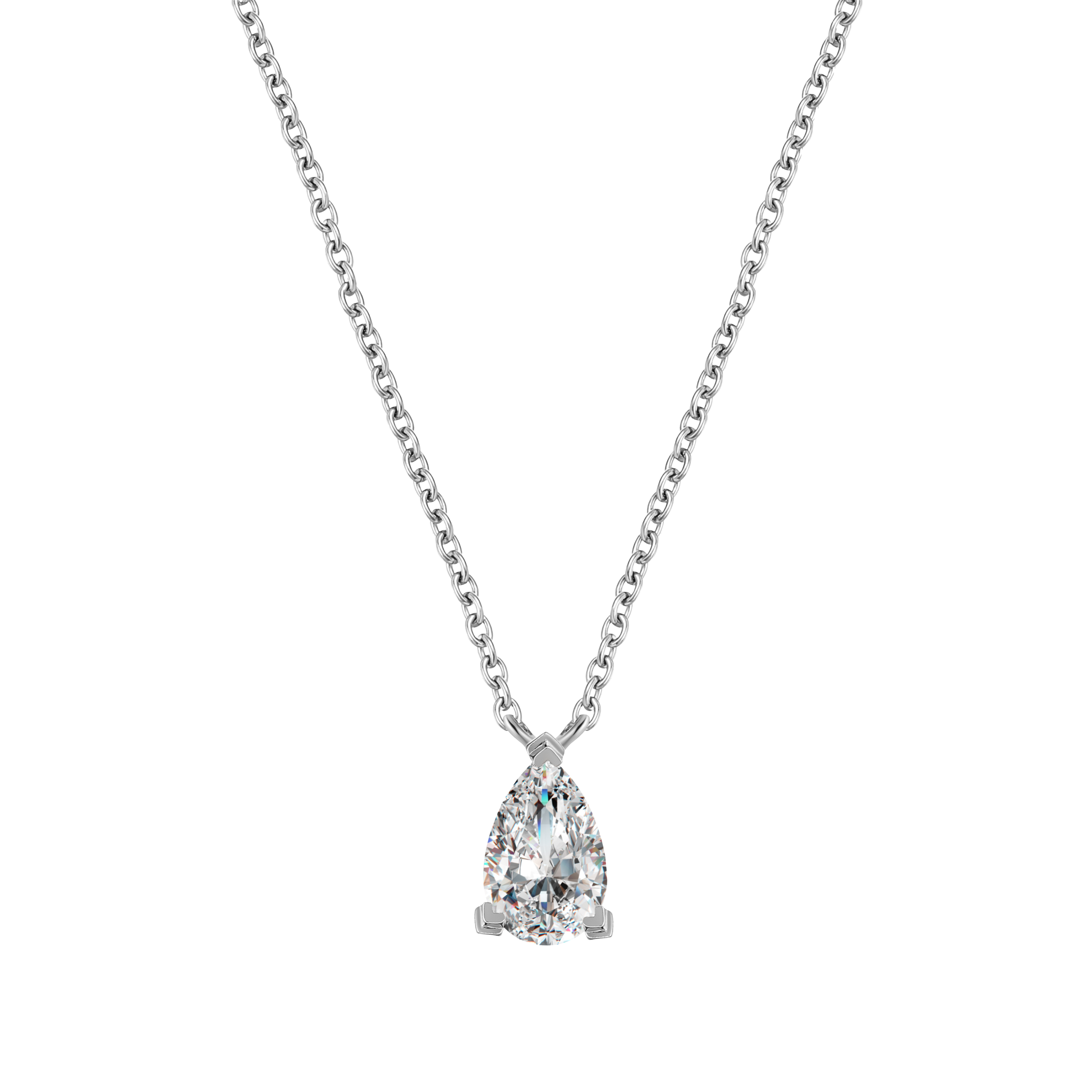 Mars solitaire necklace 0.2ct - Mars solitaire necklace 0.2ct -  The Future Rocks -    4