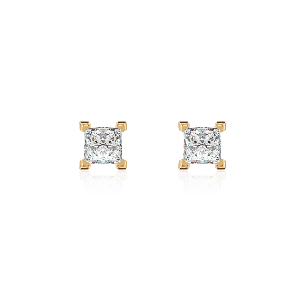 Mercury solitaire earrings 0.4ct - Mercury solitaire earrings 0.4ct -  The Future Rocks -    4