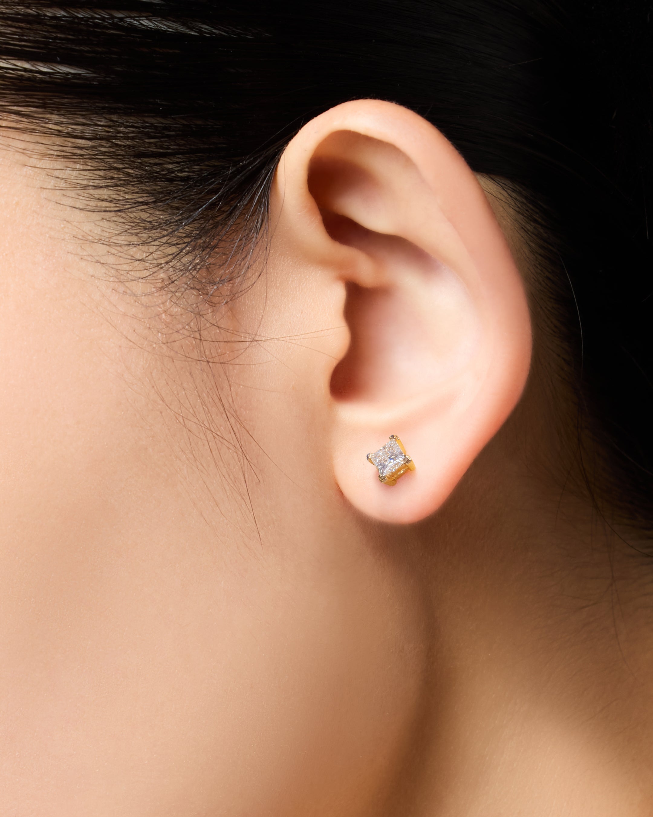 Mercury solitaire earrings 1ct - Mercury solitaire earrings 1ct -  The Future Rocks -    2