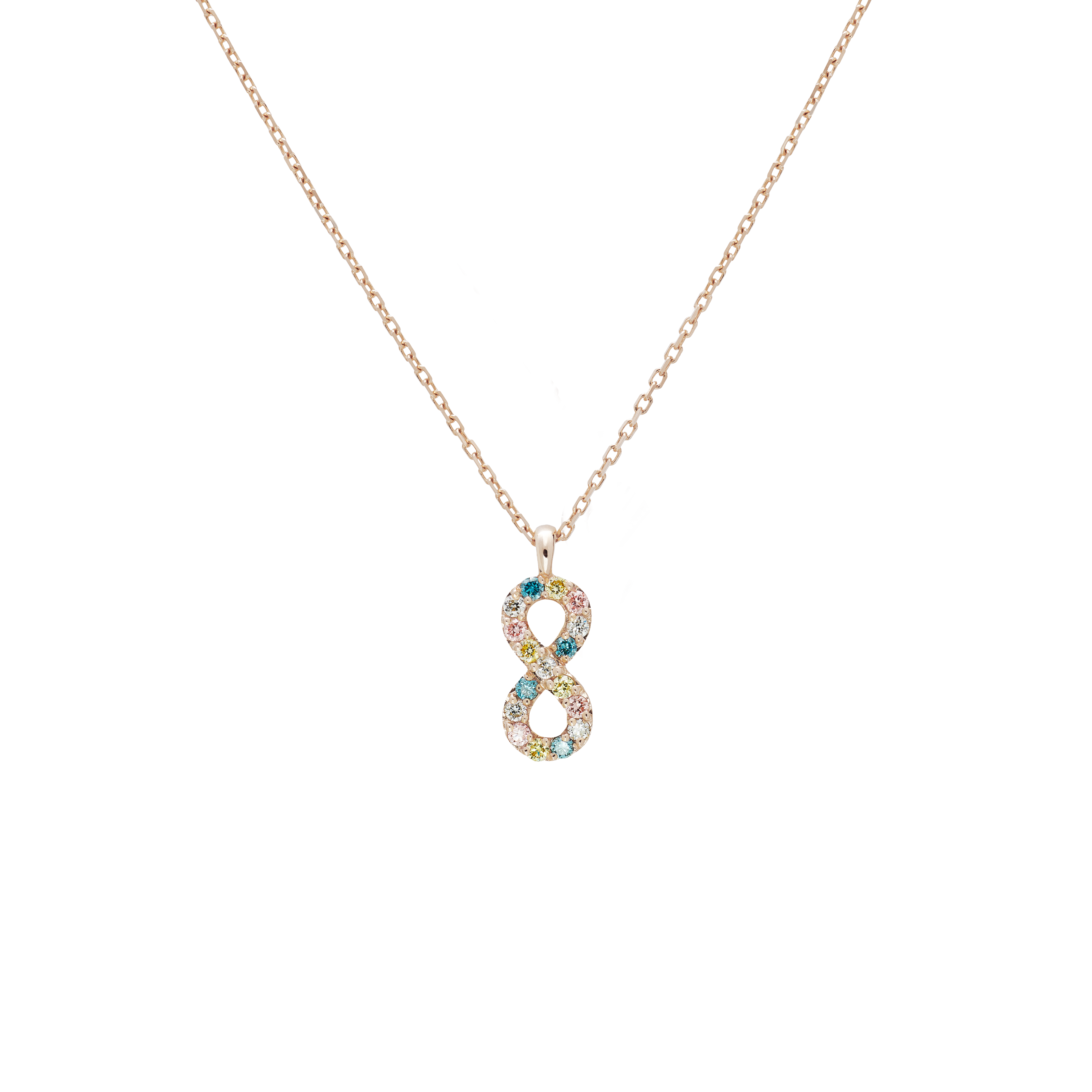 Infinity multi-color LGD necklace - Infinity multi-color LGD necklace -  The Future Rocks -    4