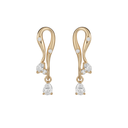 Moon drop earrings - Moon drop earrings -  The Future Rocks -    1