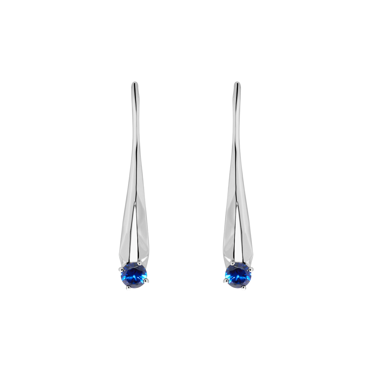 Meteor blue sapphire earrings - Meteor blue sapphire earrings -  The Future Rocks -    1