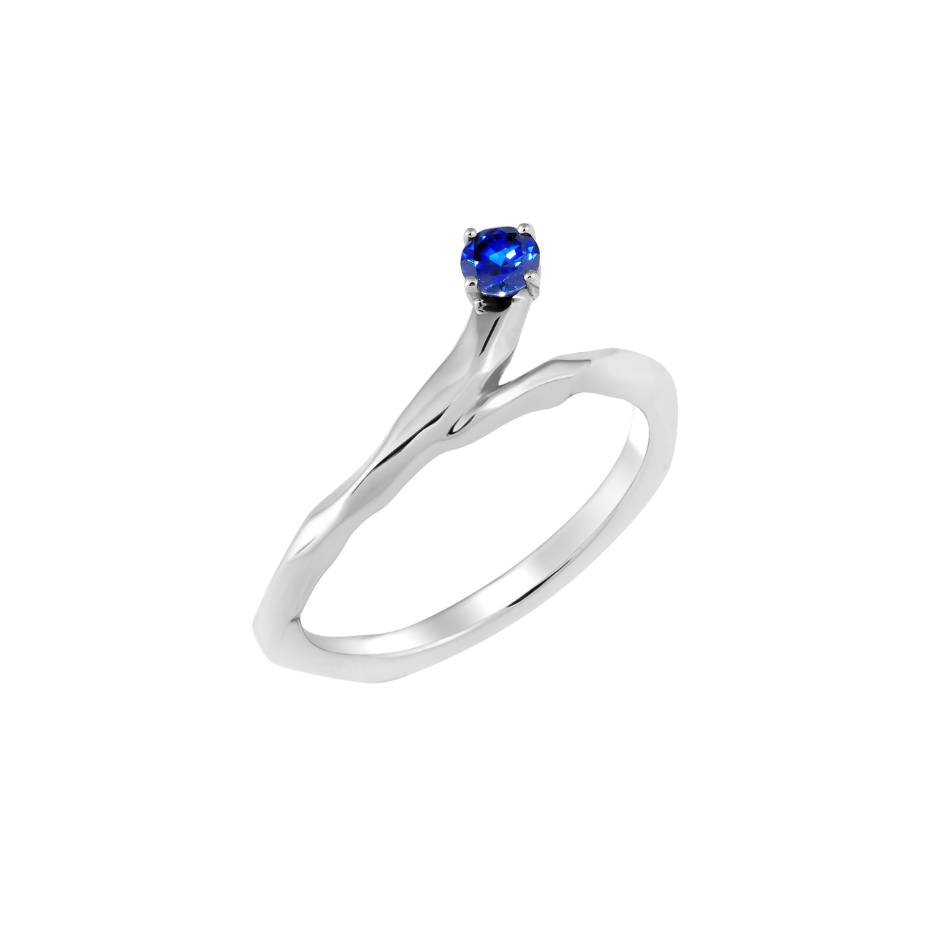Meteor blue sapphire ring - Meteor blue sapphire ring -  The Future Rocks -    3