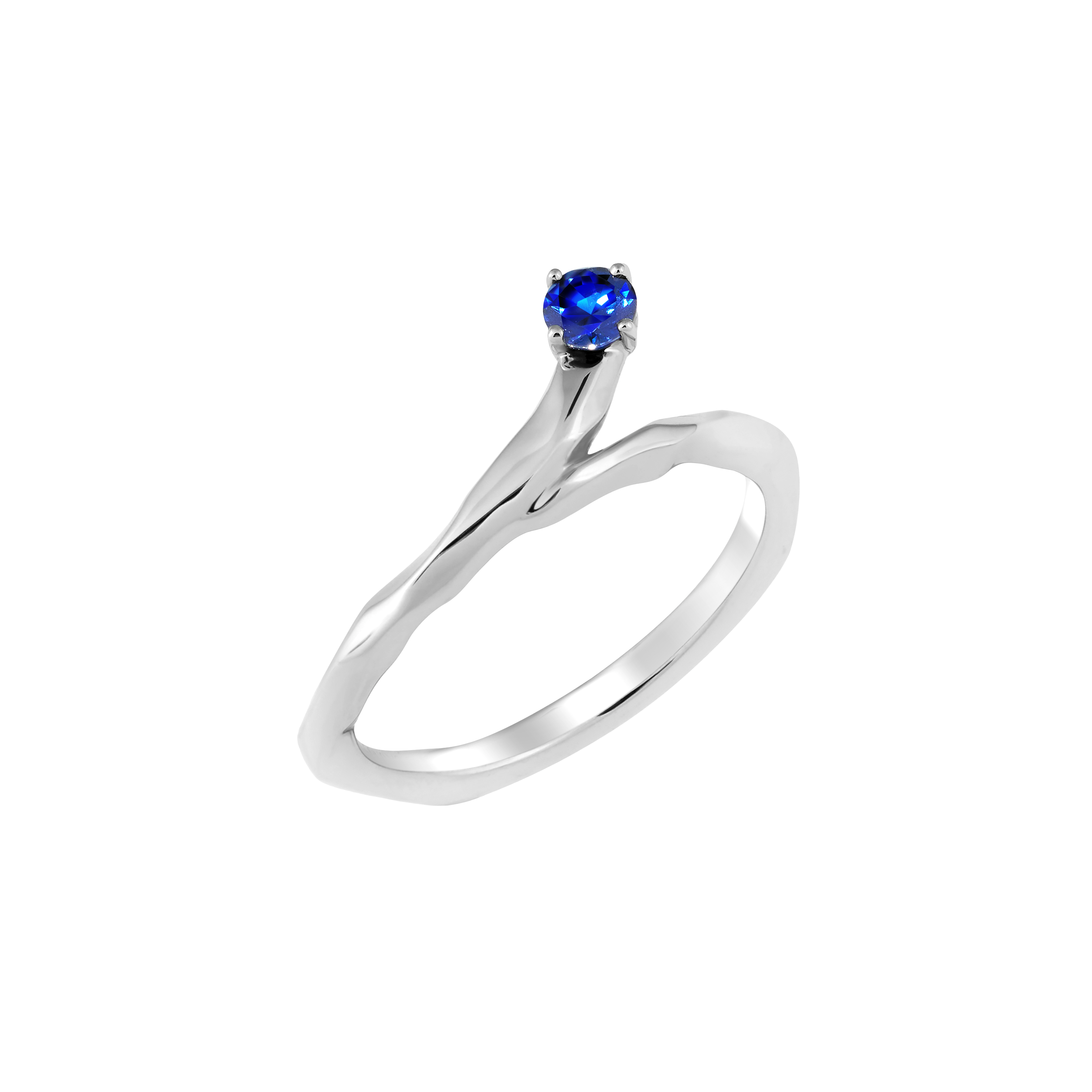 Meteor blue sapphire ring - Meteor blue sapphire ring -  The Future Rocks -    3