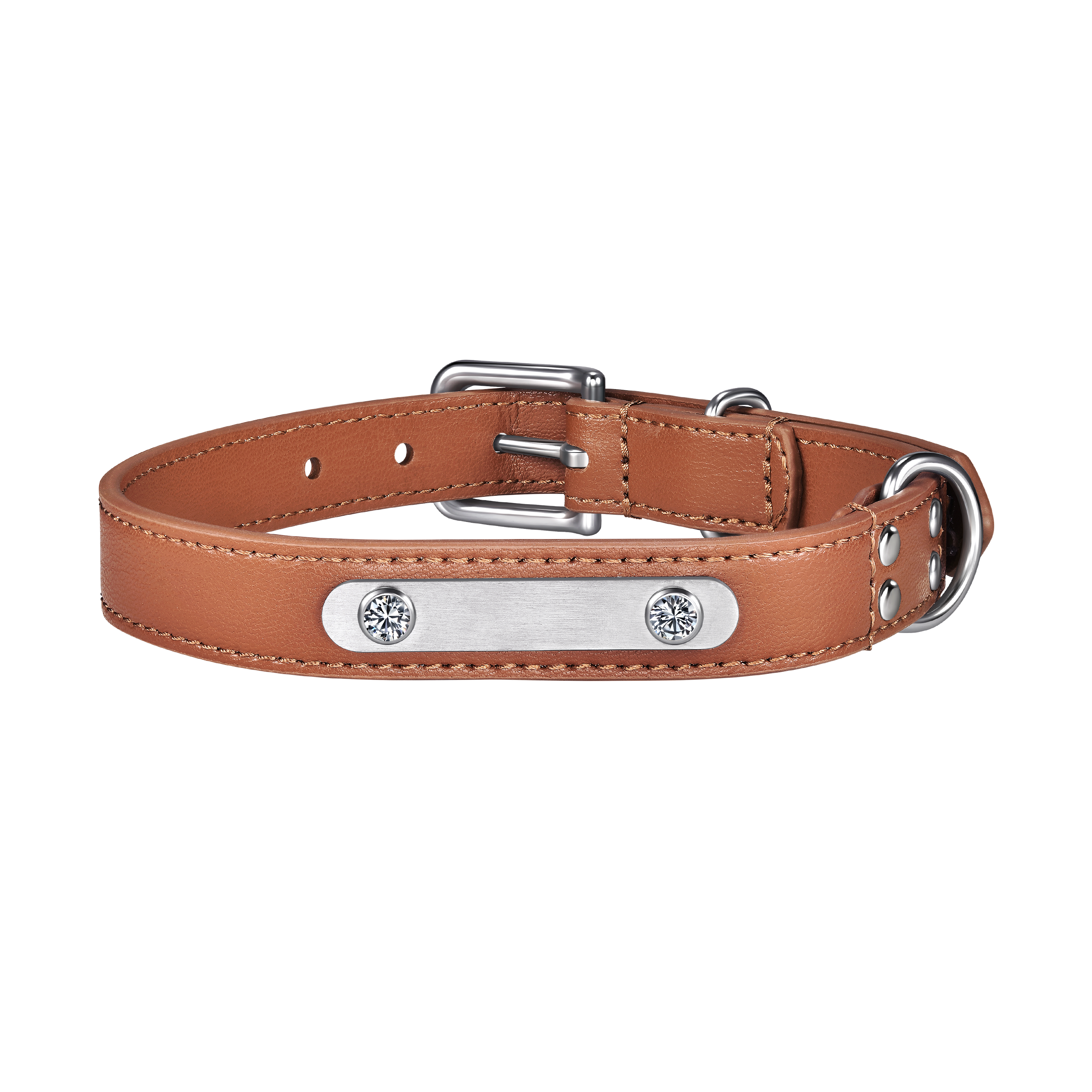 Brown collar & leash bundle - Brown collar & leash bundle - The Future Rocks - 6