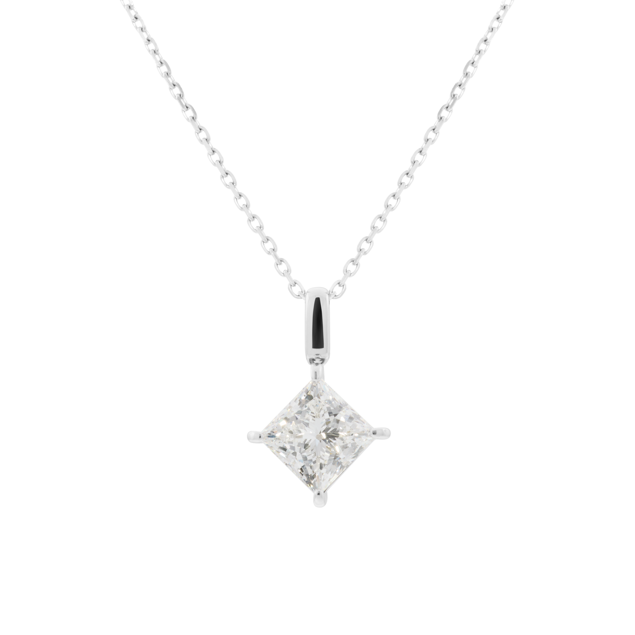 Mercury solitaire bale necklace 2ct - Mercury solitaire bale necklace 2ct -  The Future Rocks -    3