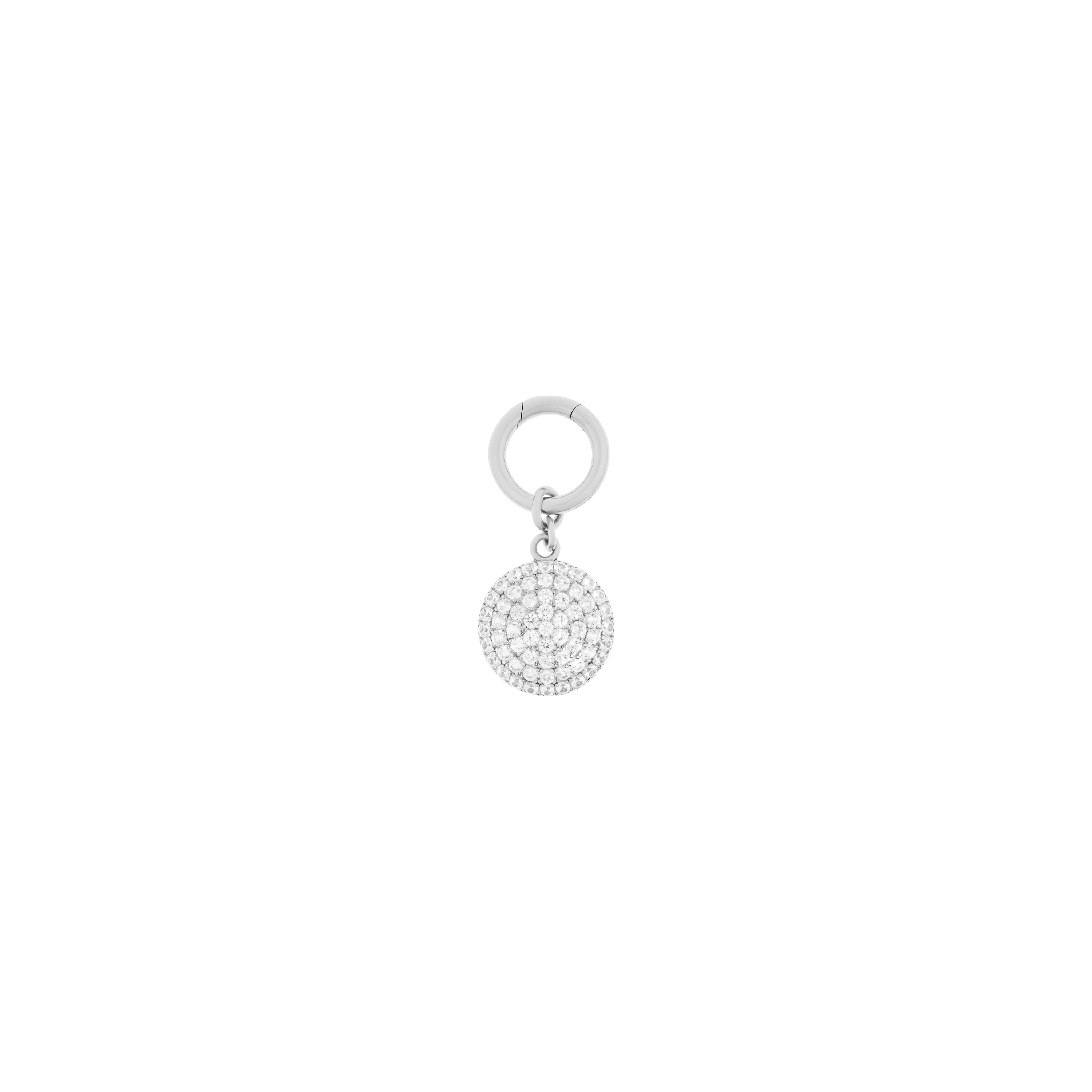Set of 3 pavé charms in 925 sterling silver - Set of 3 pavé charms in 925 sterling silver -  The Future Rocks -    2