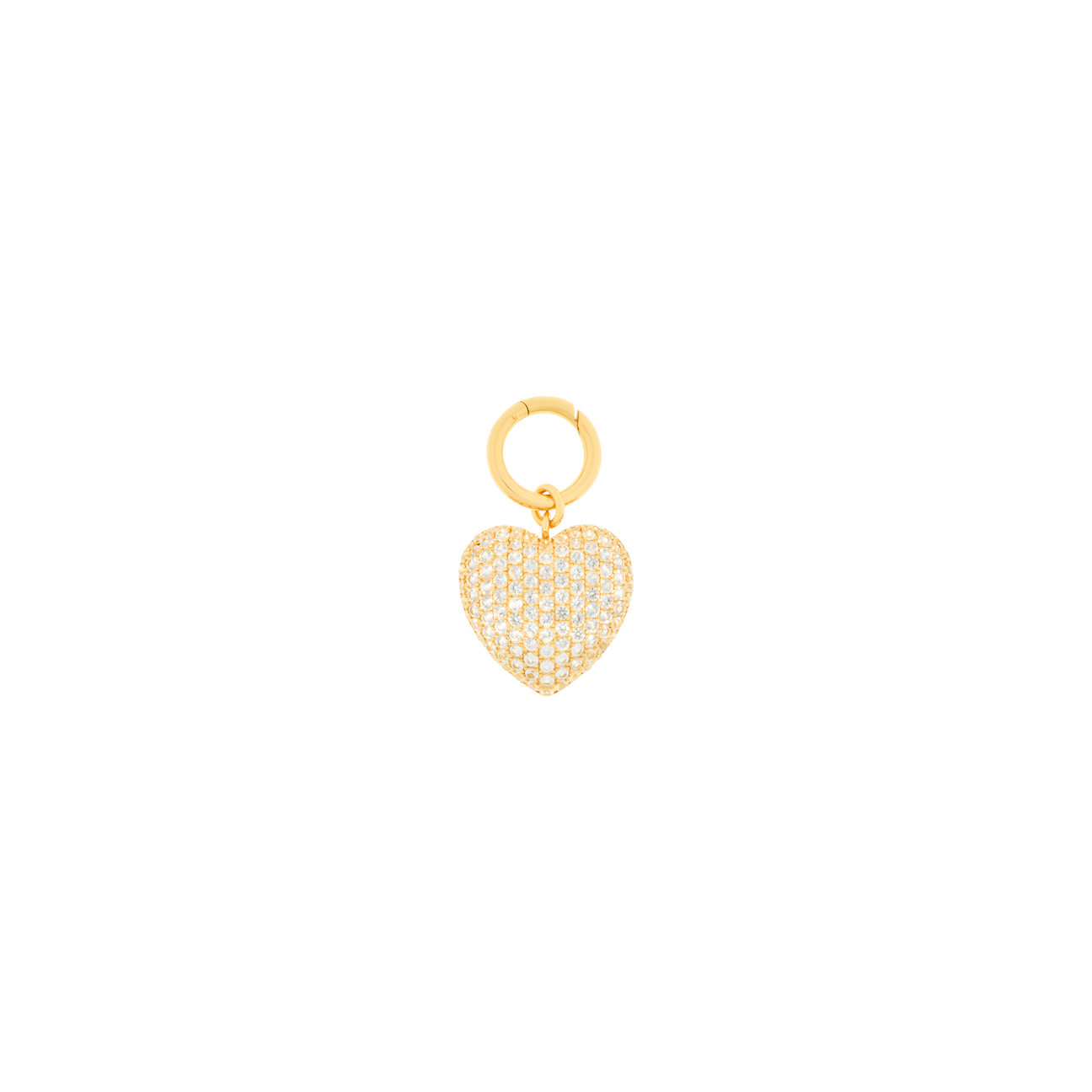 Set of 3 pavé charms in gold vermeil - Set of 3 pavé charms in gold vermeil -  The Future Rocks -    4