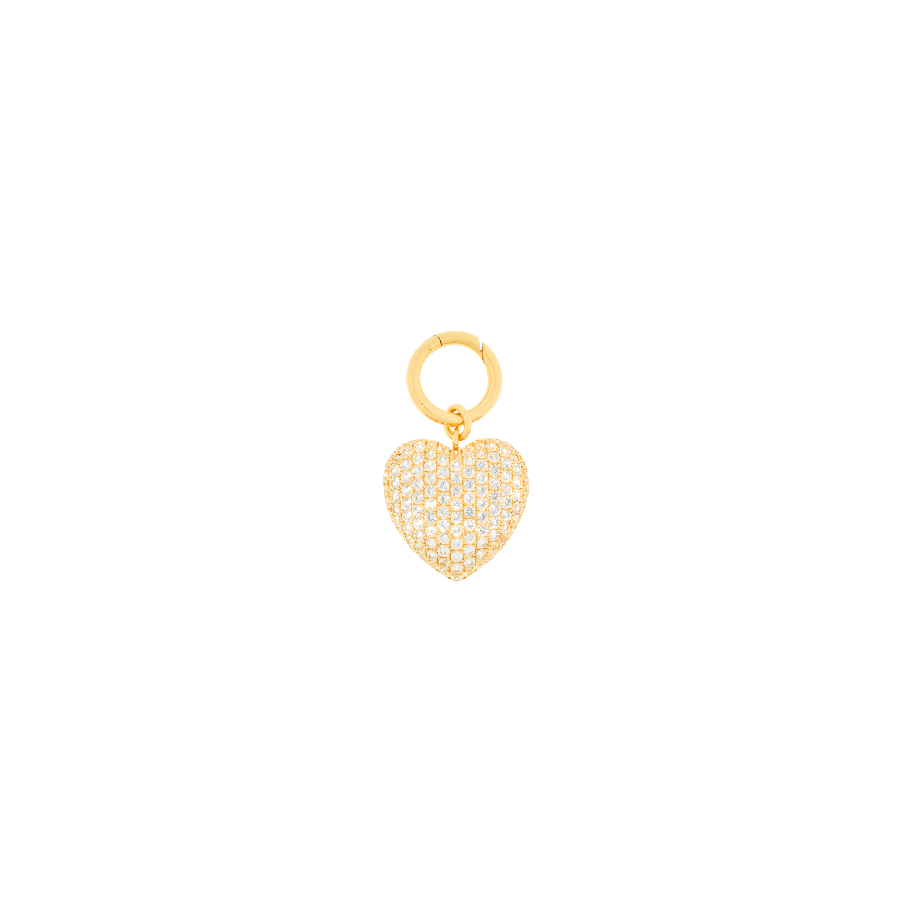 Set of 3 pavé charms in gold vermeil - Set of 3 pavé charms in gold vermeil -  The Future Rocks -    4