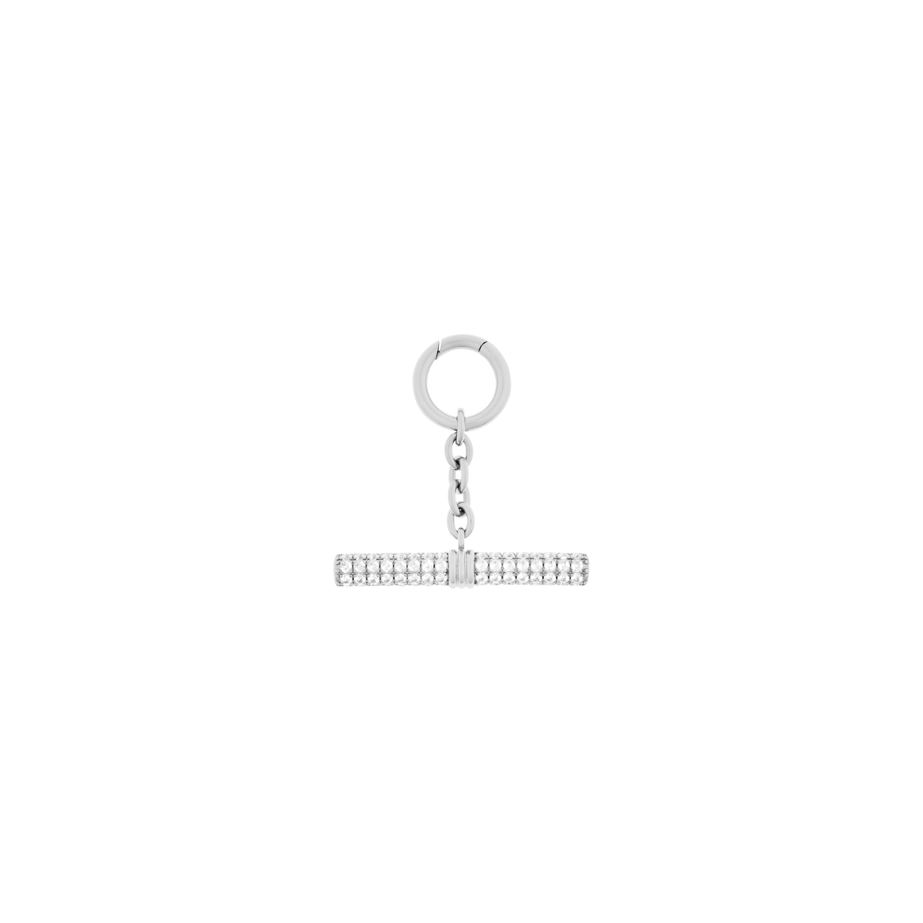 Set of 3 pavé charms in 925 sterling silver - Set of 3 pavé charms in 925 sterling silver -  The Future Rocks -    4