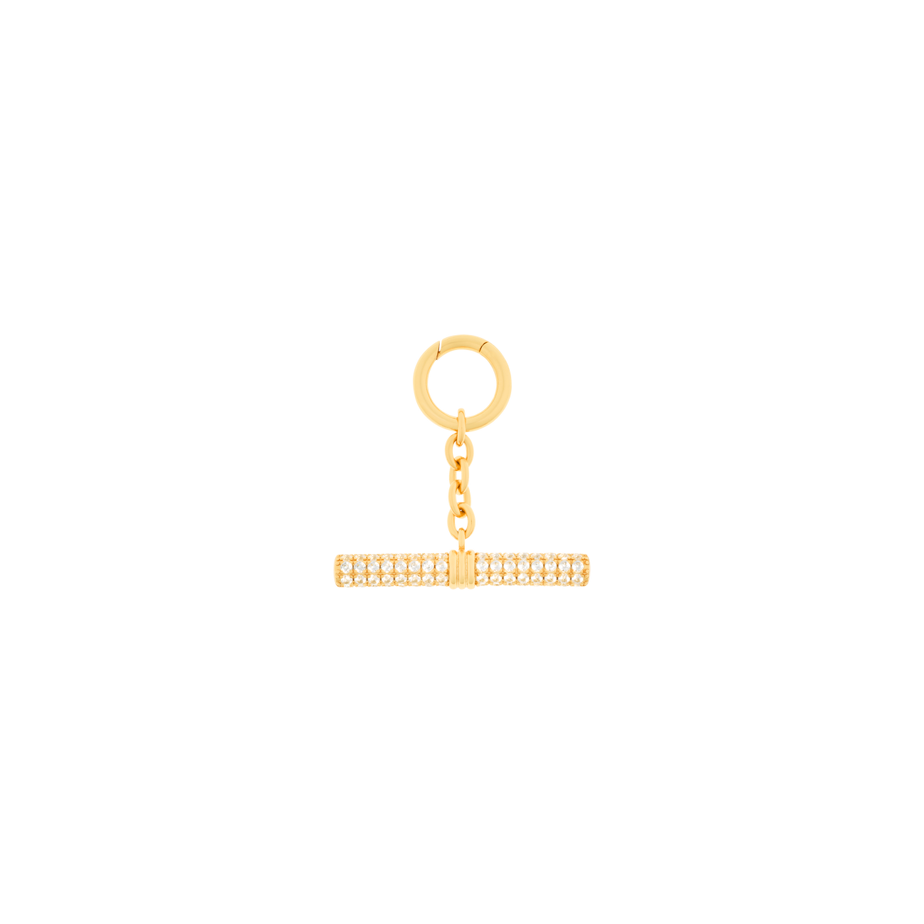 Set of 3 pavé charms in gold vermeil - Set of 3 pavé charms in gold vermeil -  The Future Rocks -    5