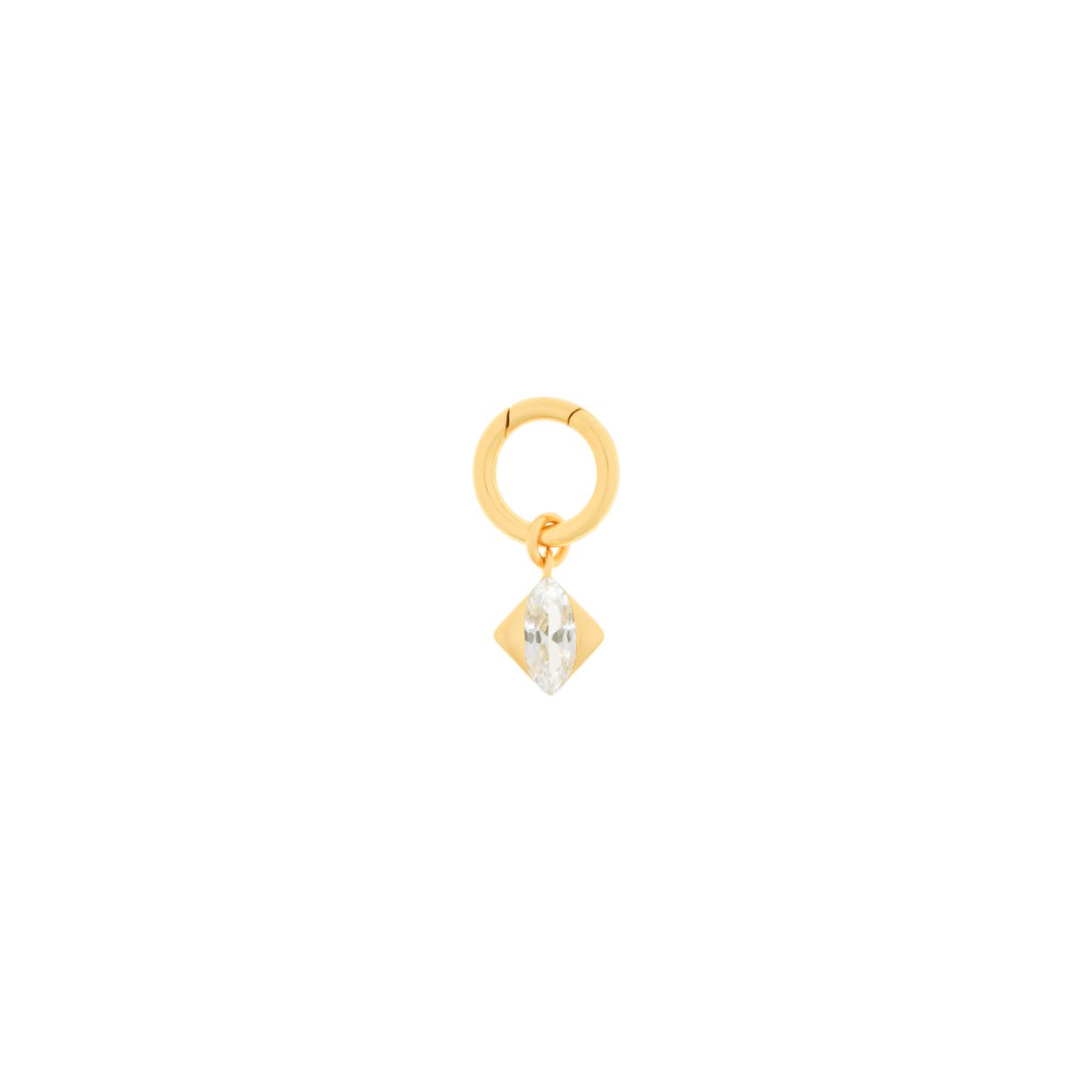 Set of 3 solitaire charms in gold vermeil - Set of 3 solitaire charms in gold vermeil -  The Future Rocks -    4