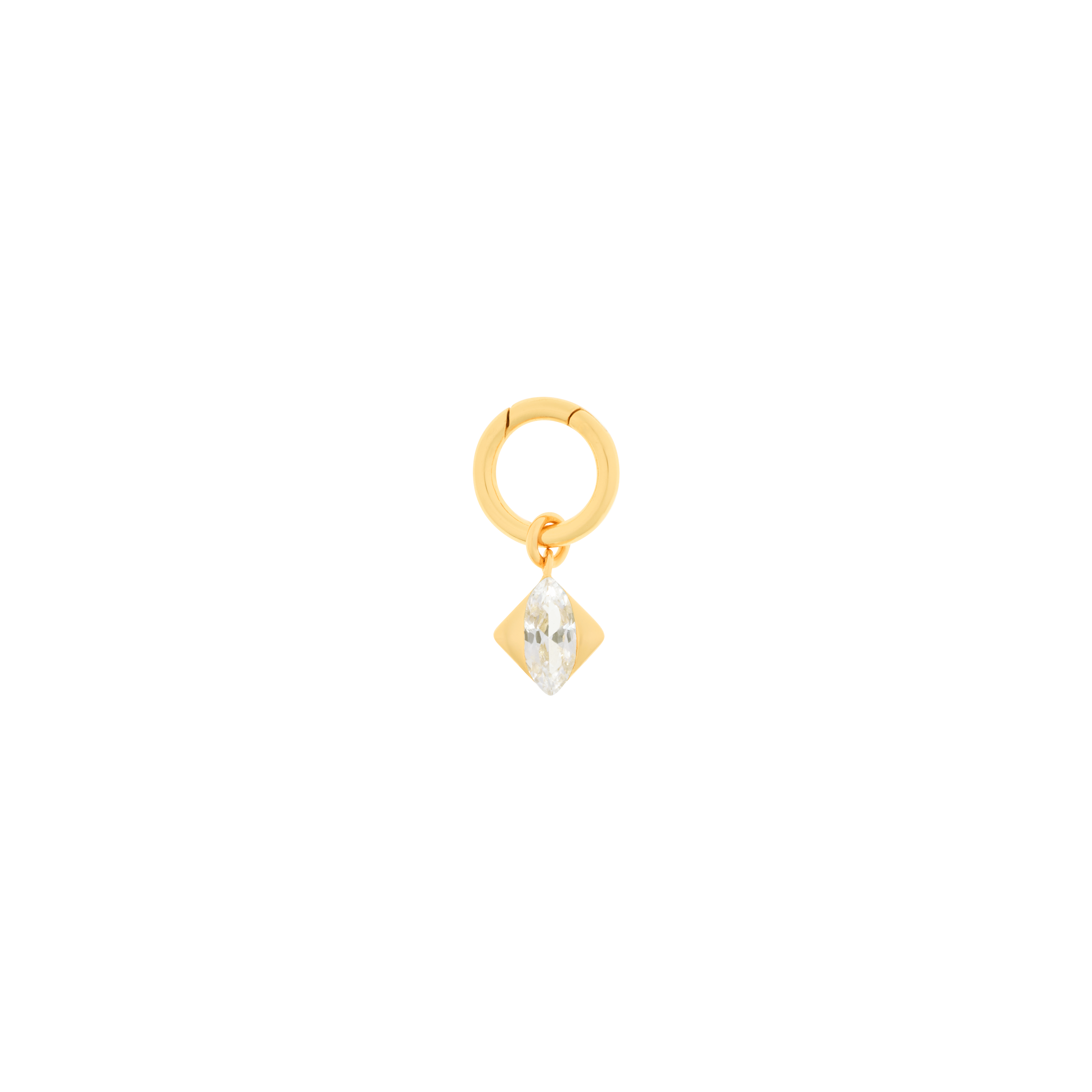 Set of 3 solitaire charms in gold vermeil - Set of 3 solitaire charms in gold vermeil -  The Future Rocks -    4