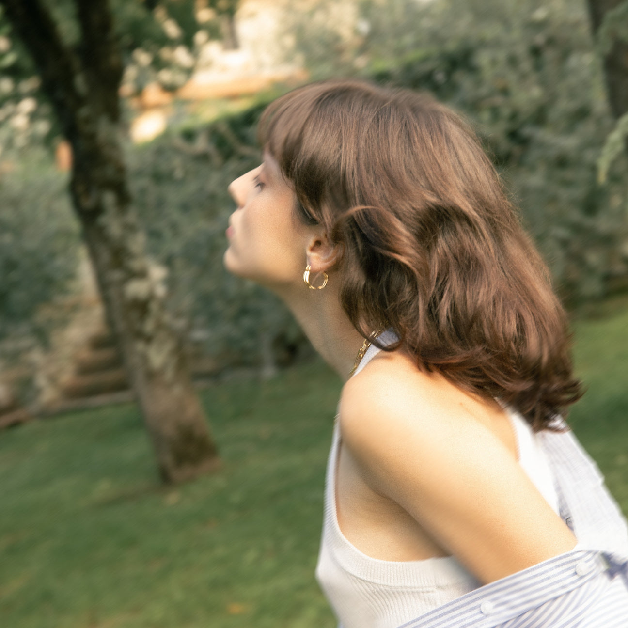 Roots hoop earrings - Roots hoop earrings -  The Future Rocks -    4
