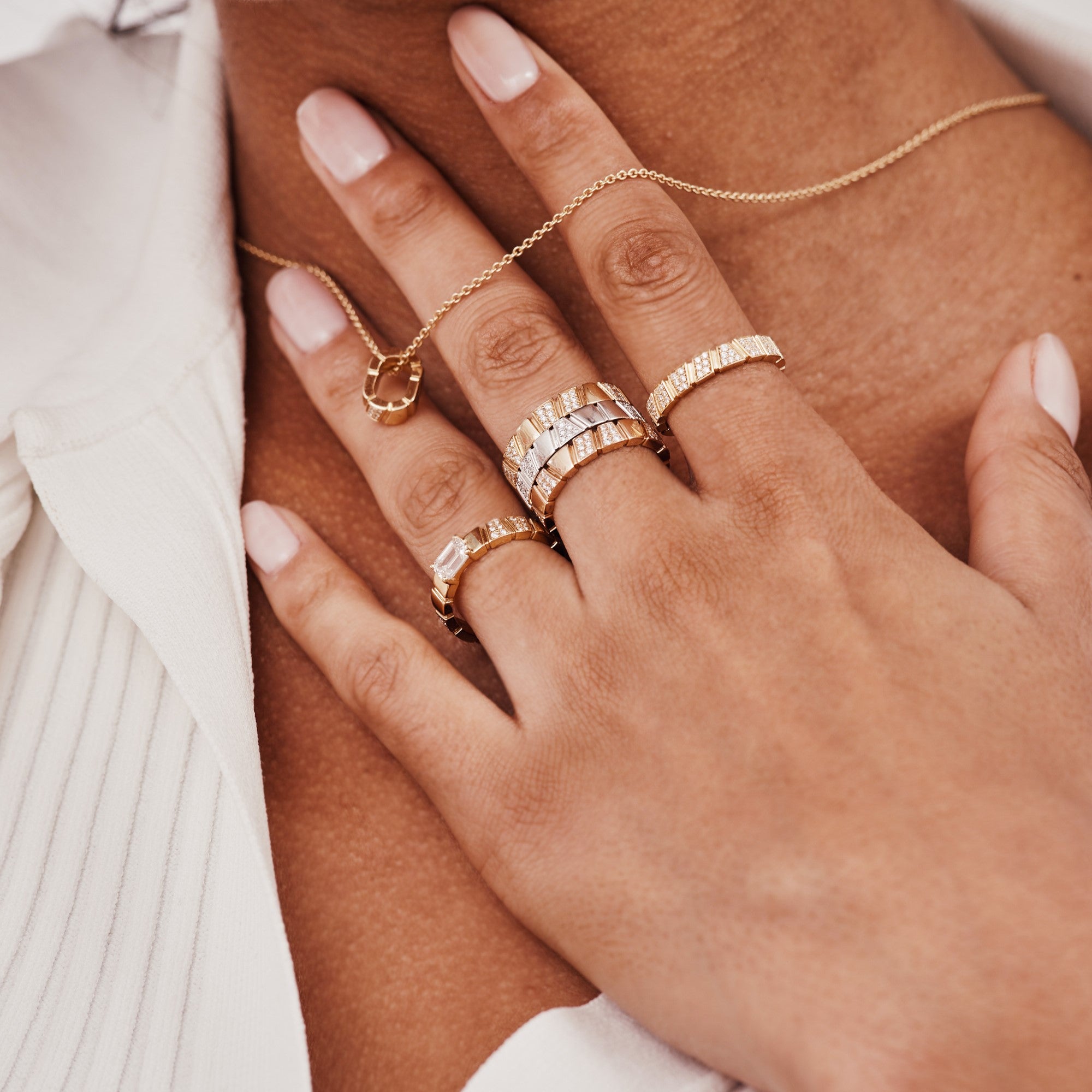 Ride+love semi-pavée ring - Ride+love semi-pavée ring -  The Future Rocks -    4