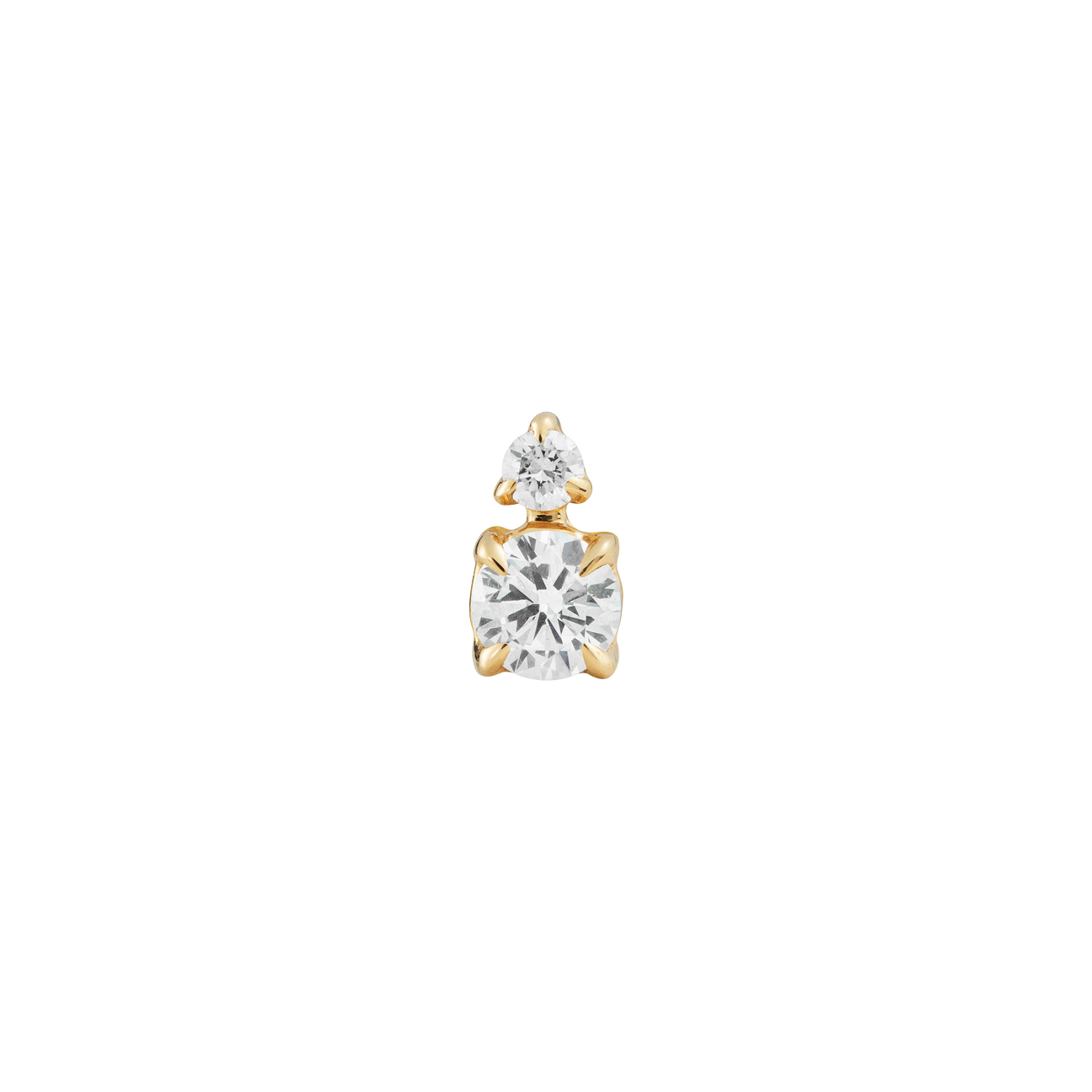 Round duo diamond studs - Round duo diamond studs -  The Future Rocks -    4