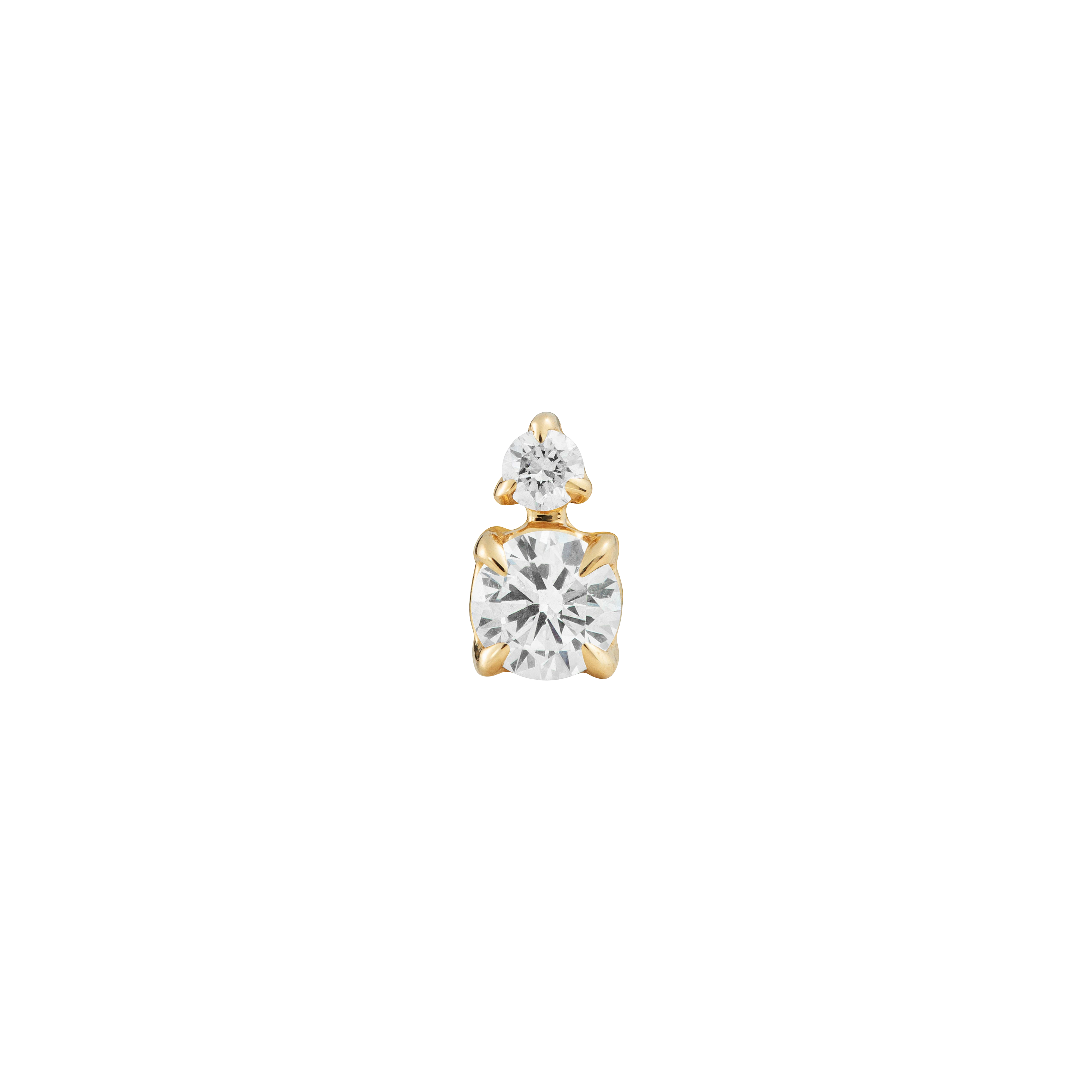 Round duo diamond studs - Round duo diamond studs -  The Future Rocks -    4