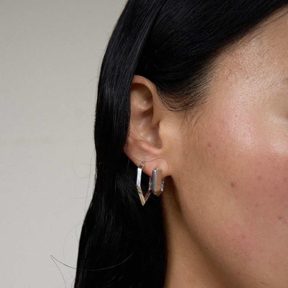 Sculptura hexagon earrings - Sculptura hexagon earrings -  The Future Rocks -    4