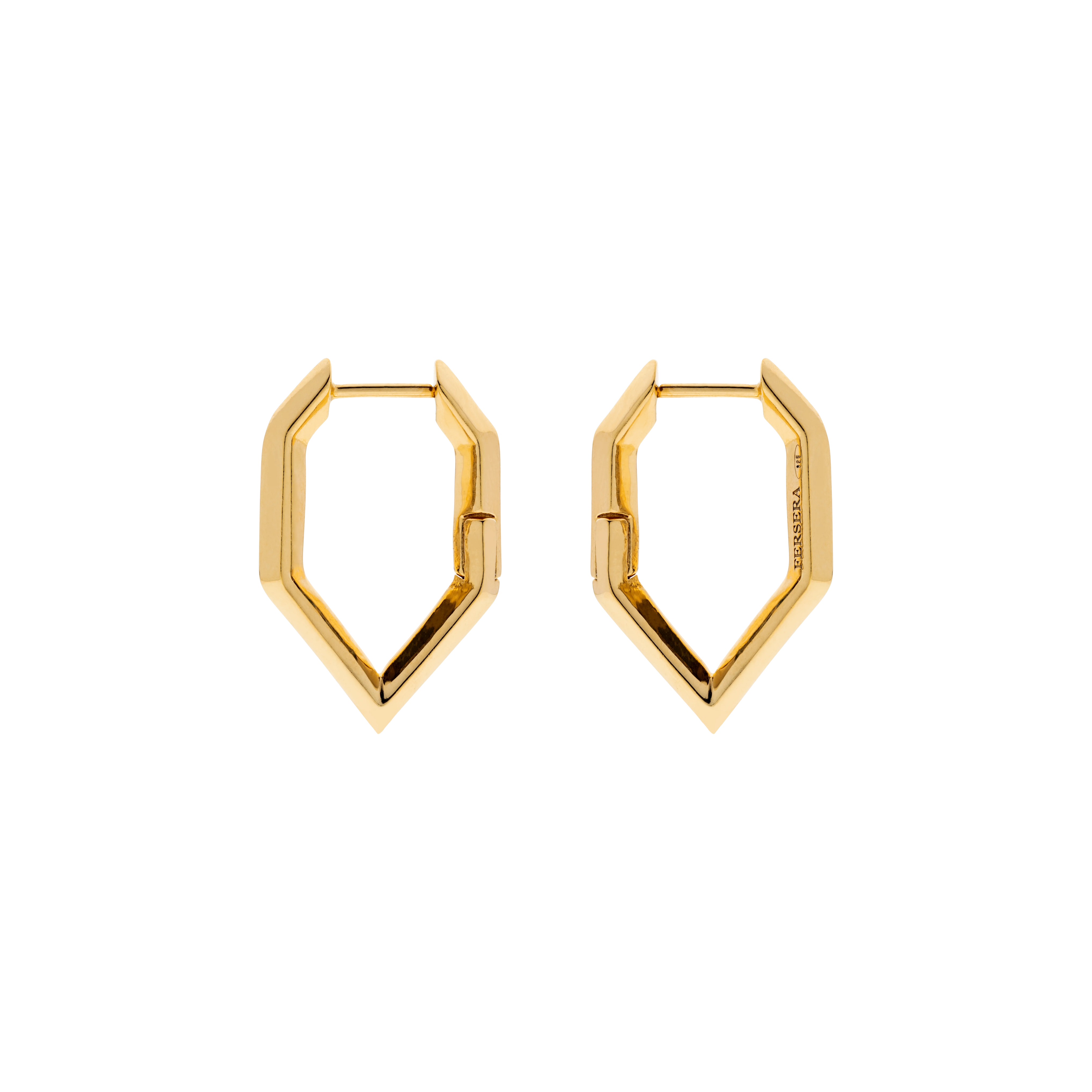 Sculptura hexagon earrings - Sculptura hexagon earrings -  The Future Rocks -    1
